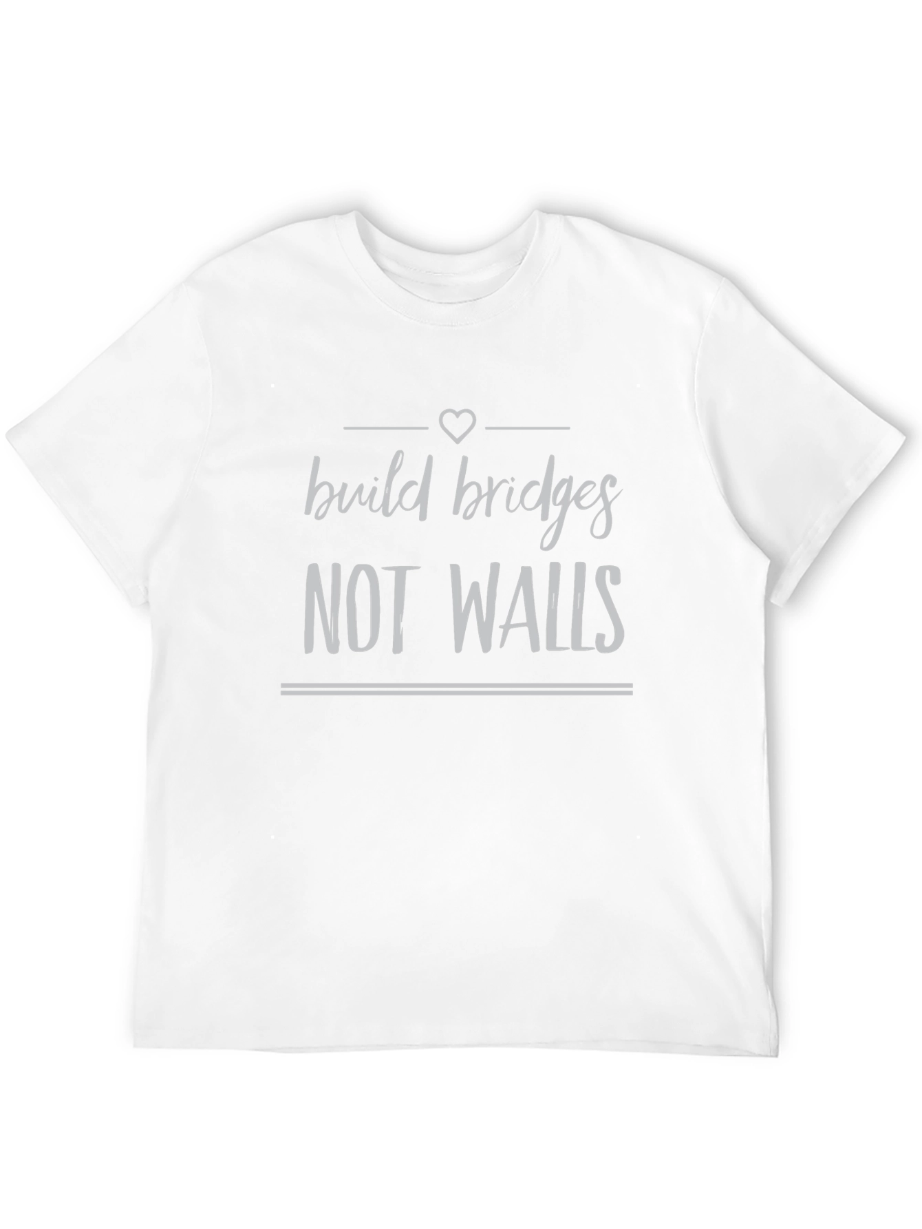 Build Bridges Not Walls Graphic Tee