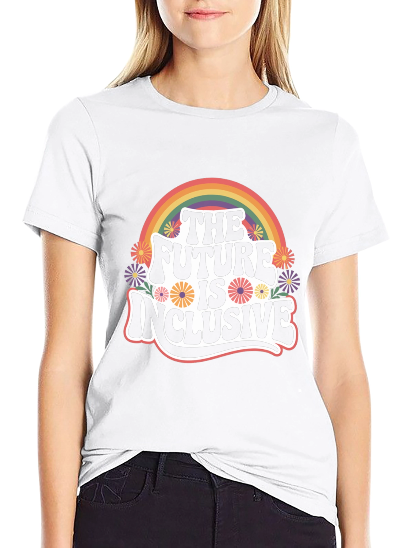 Inclusive Future Rainbow Graphic Tee