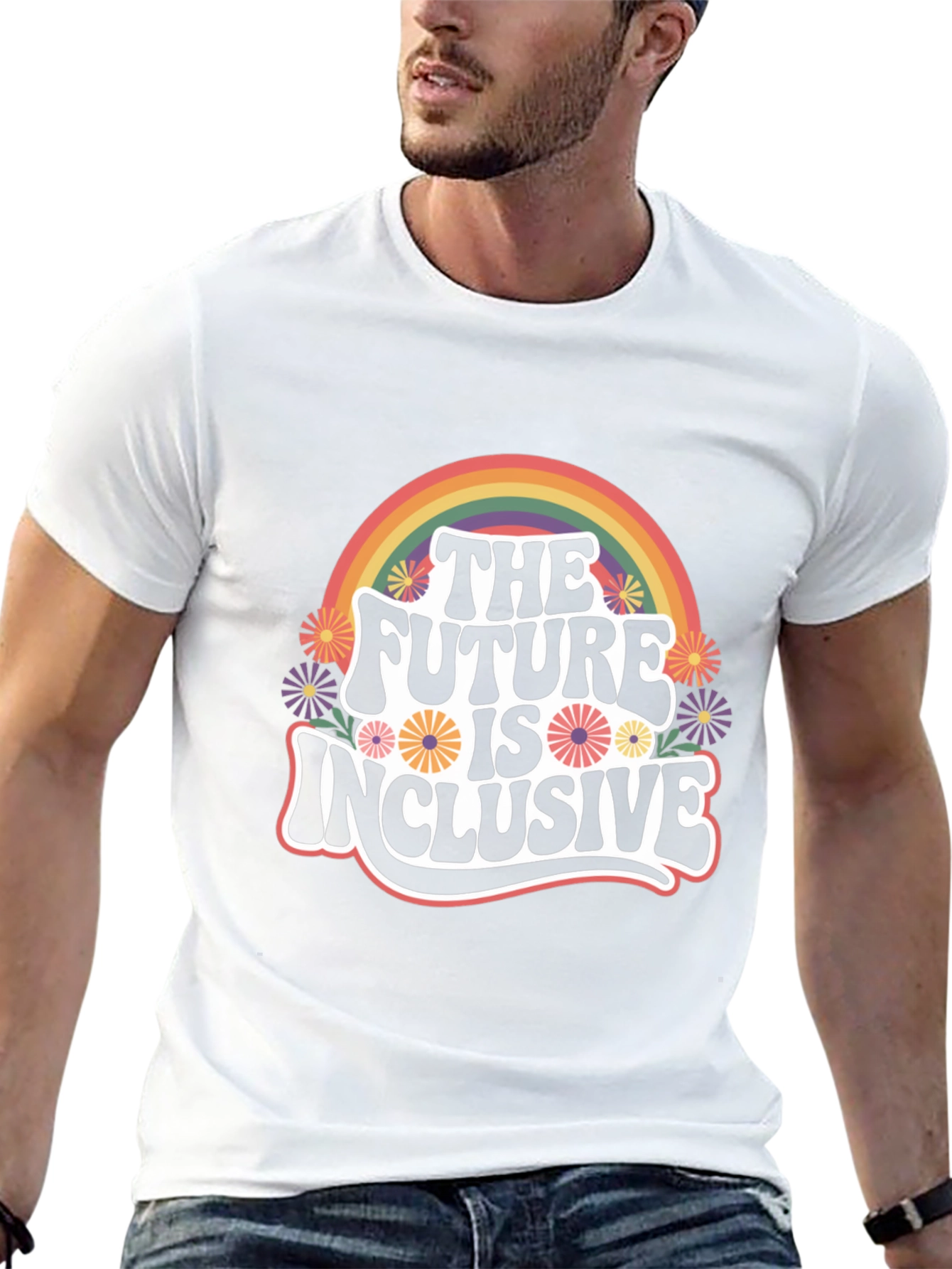 Inclusive Future Rainbow Graphic Tee