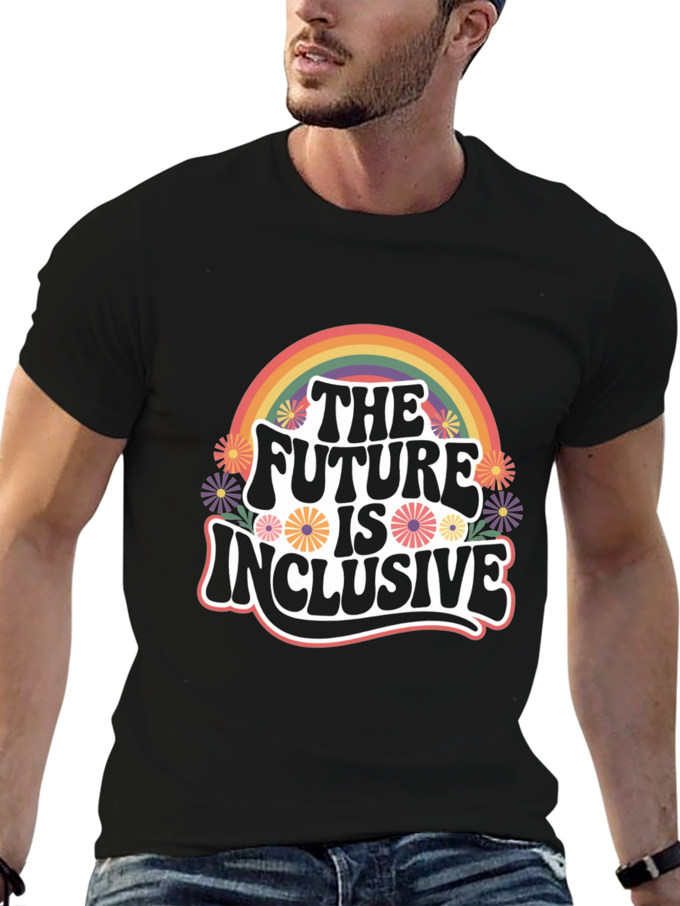 Inclusive Future Rainbow Graphic Tee