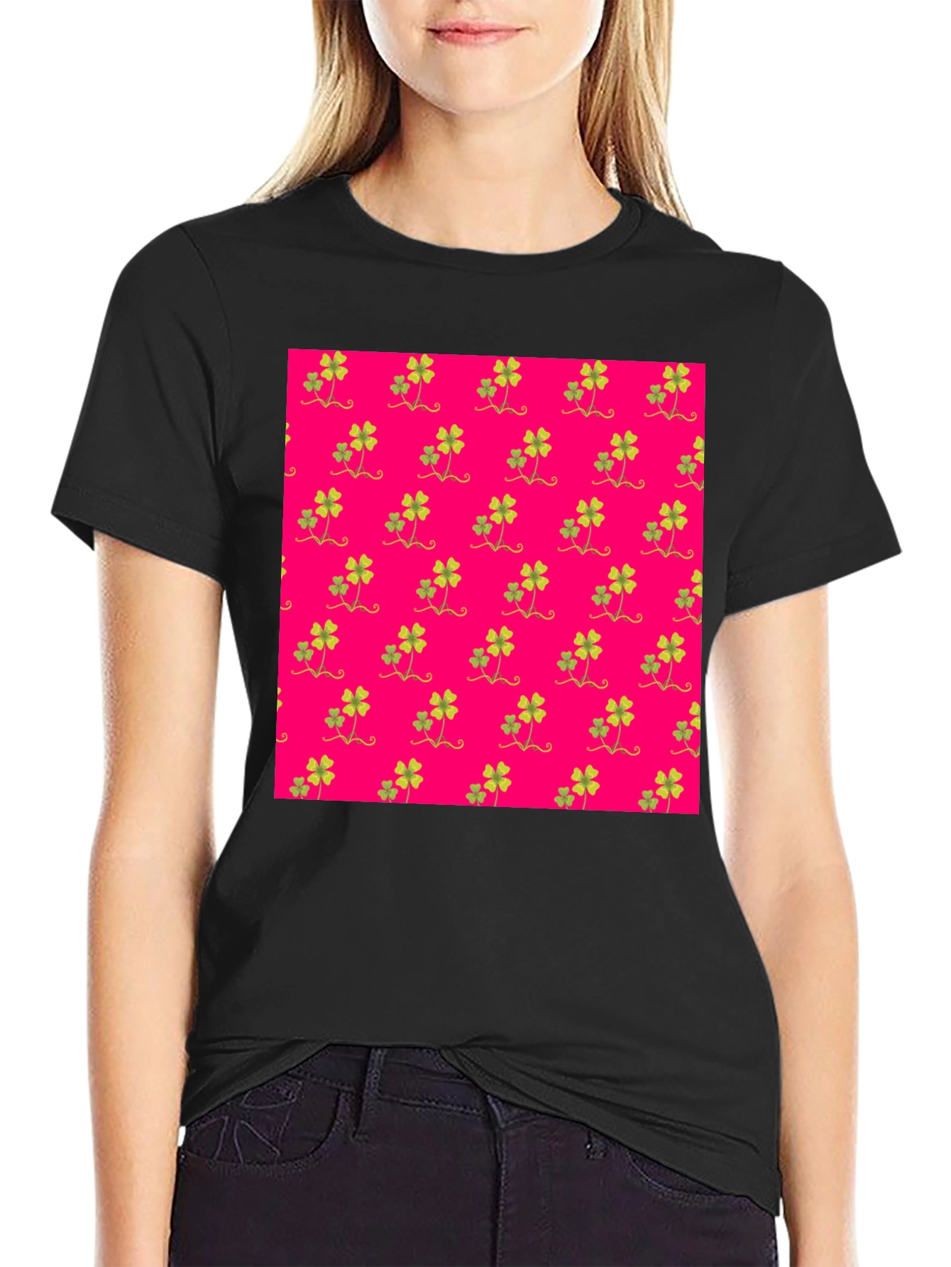 Clover Pattern T-Shirt
