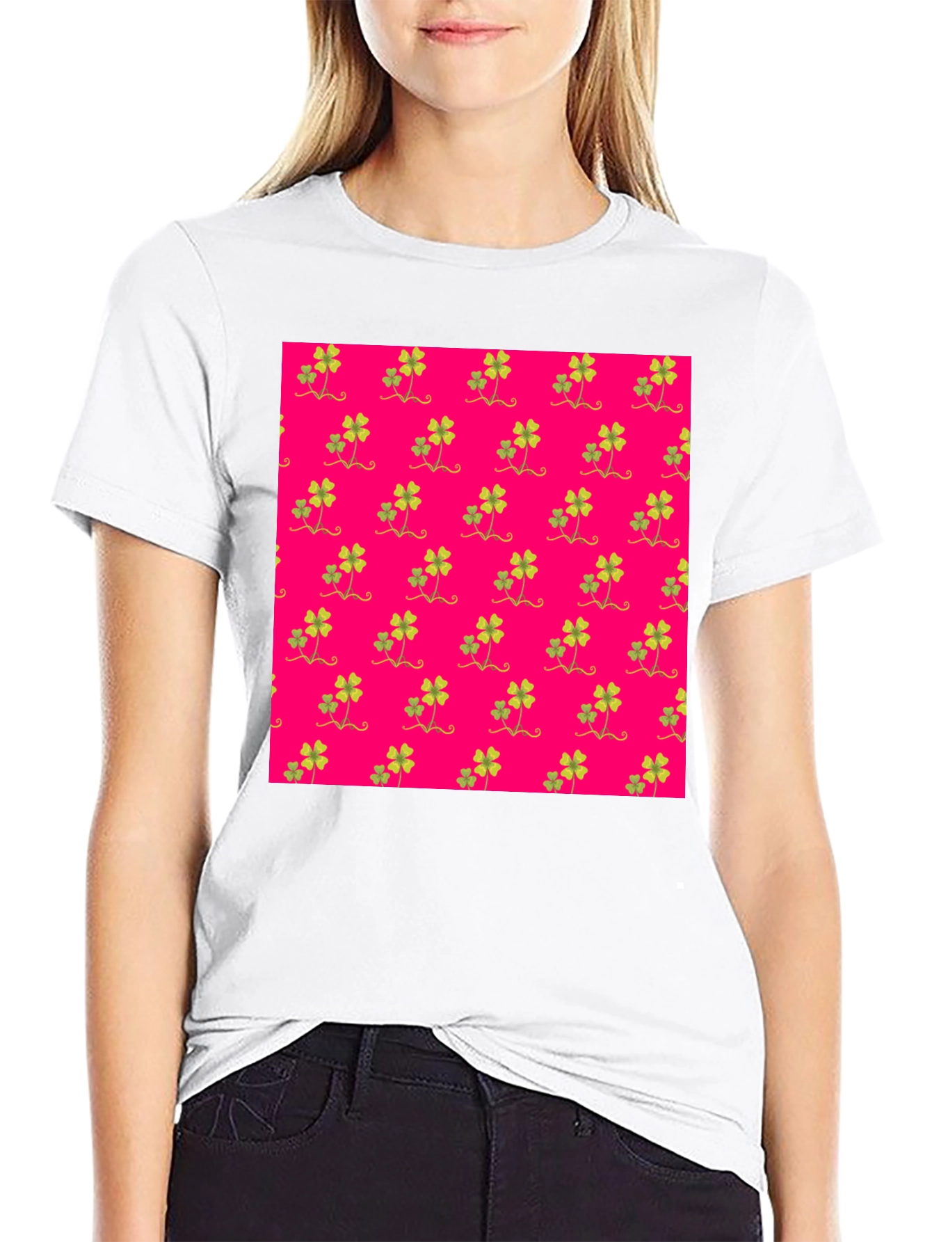 Clover Pattern T-Shirt