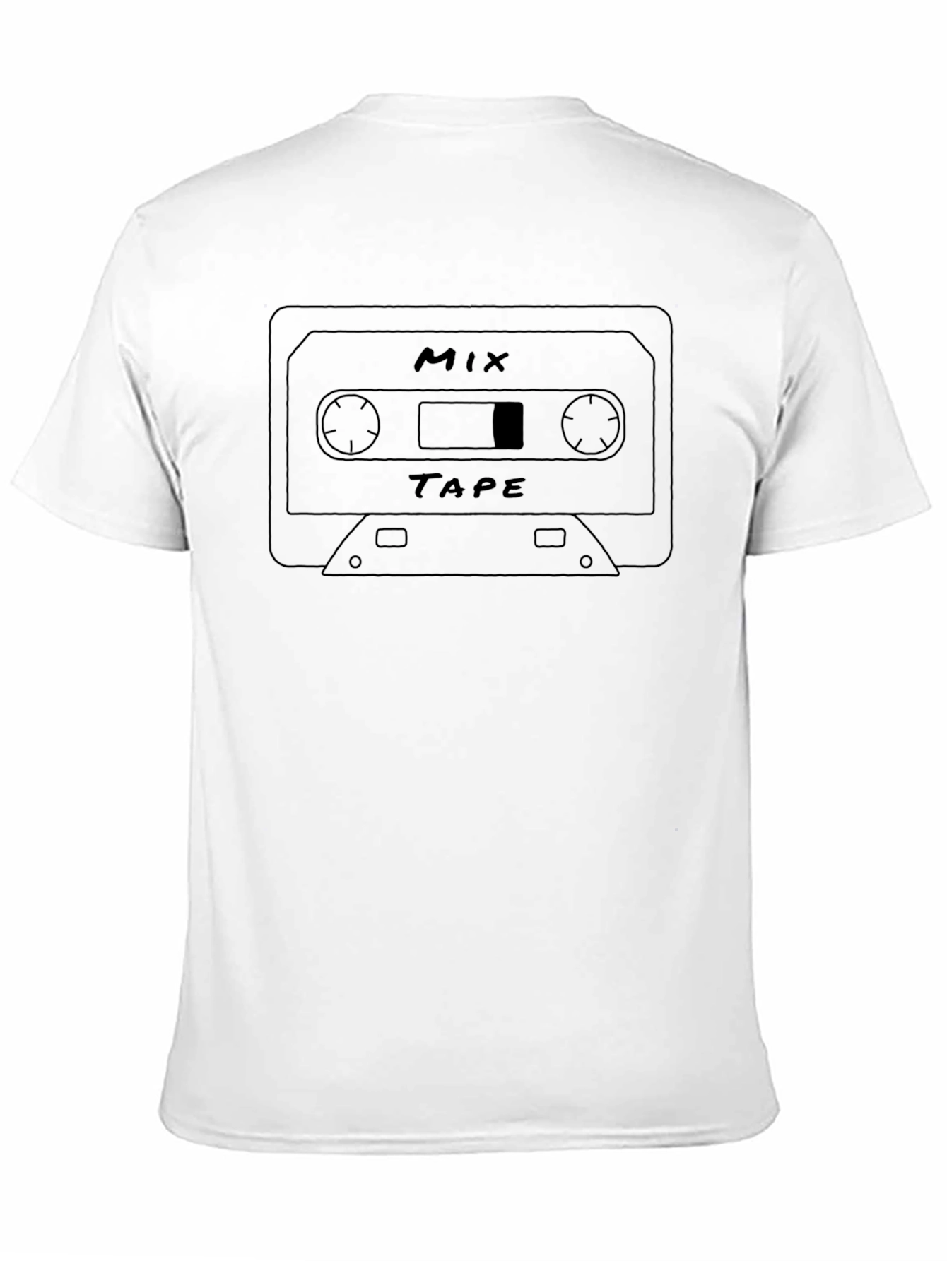 Mix Tape Graphic Tee - Retro Style