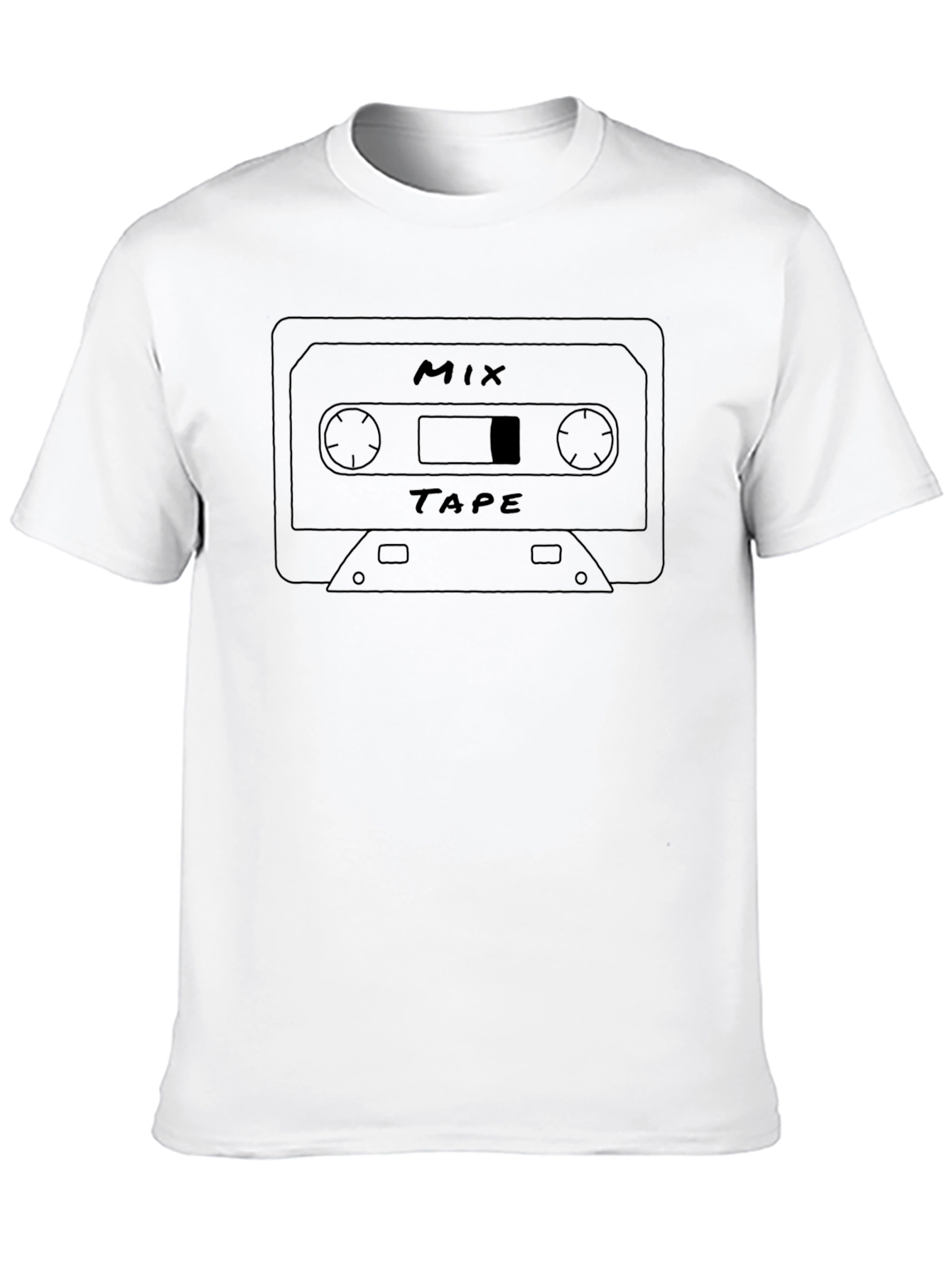 Mix Tape Graphic Tee - Retro Style