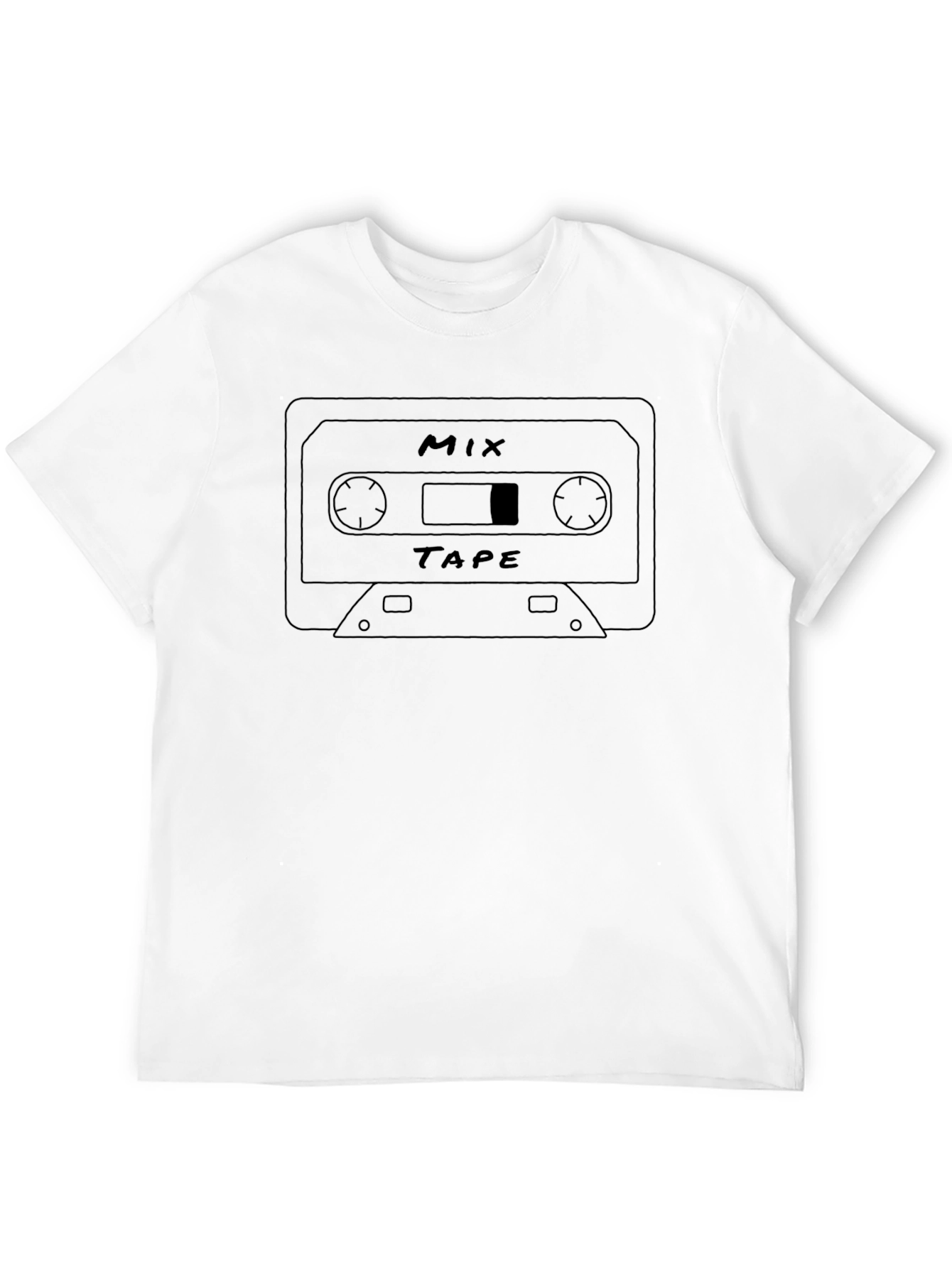 Mix Tape Graphic Tee - Retro Style