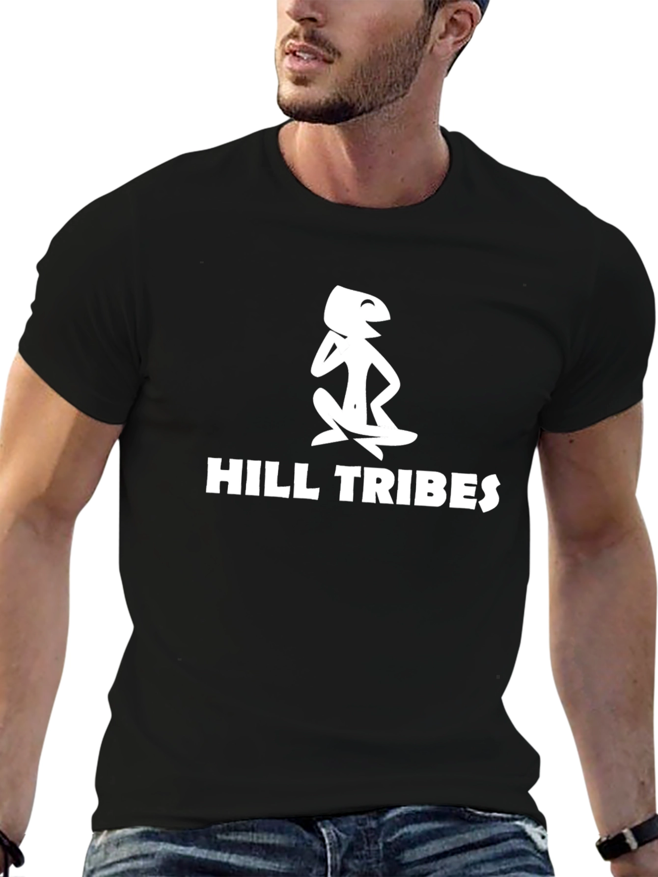Hill Tribes Graphic T-Shirt - Black