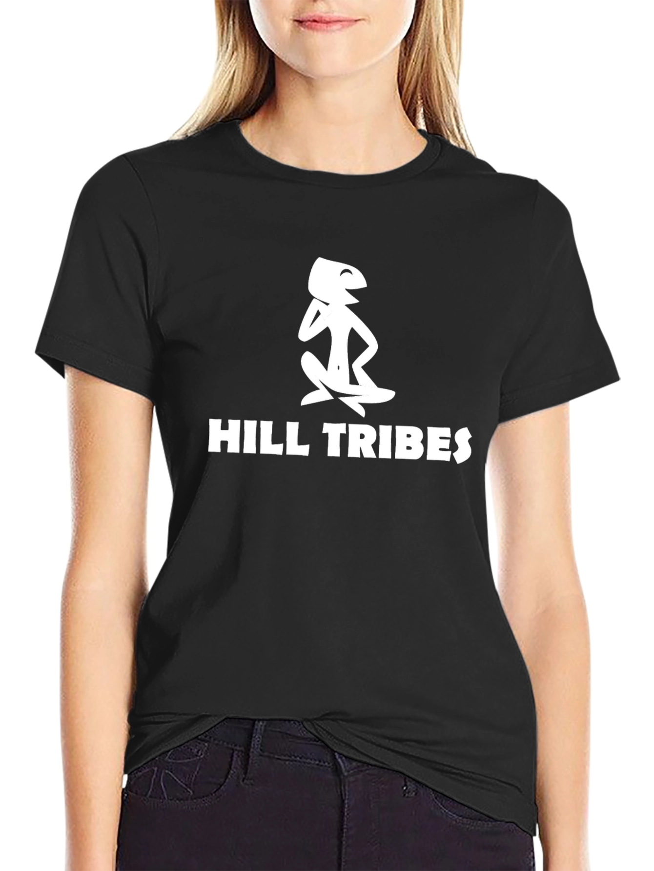 Hill Tribes Graphic T-Shirt - Black