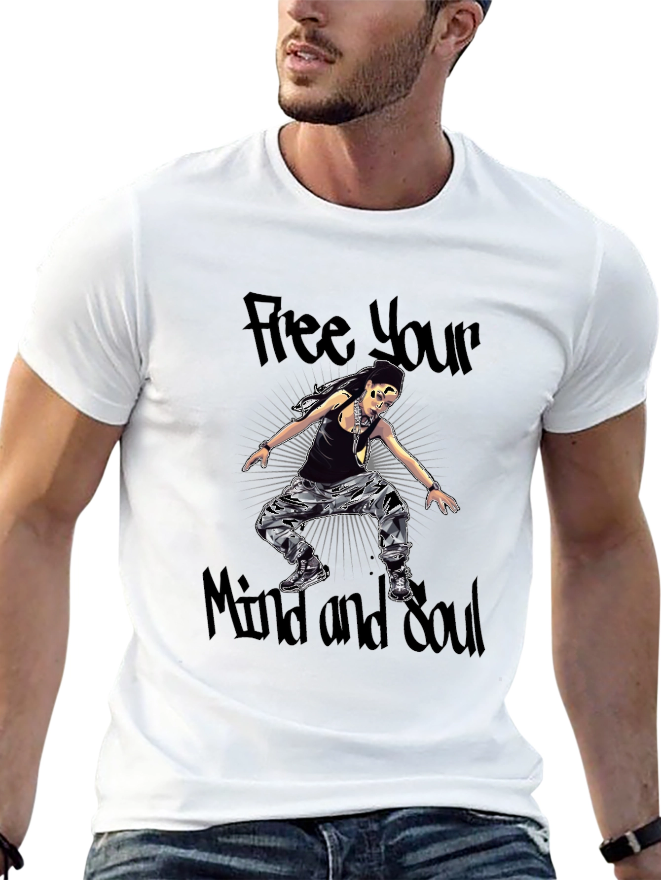 Free Your Mind and Soul Graphic T-Shirt