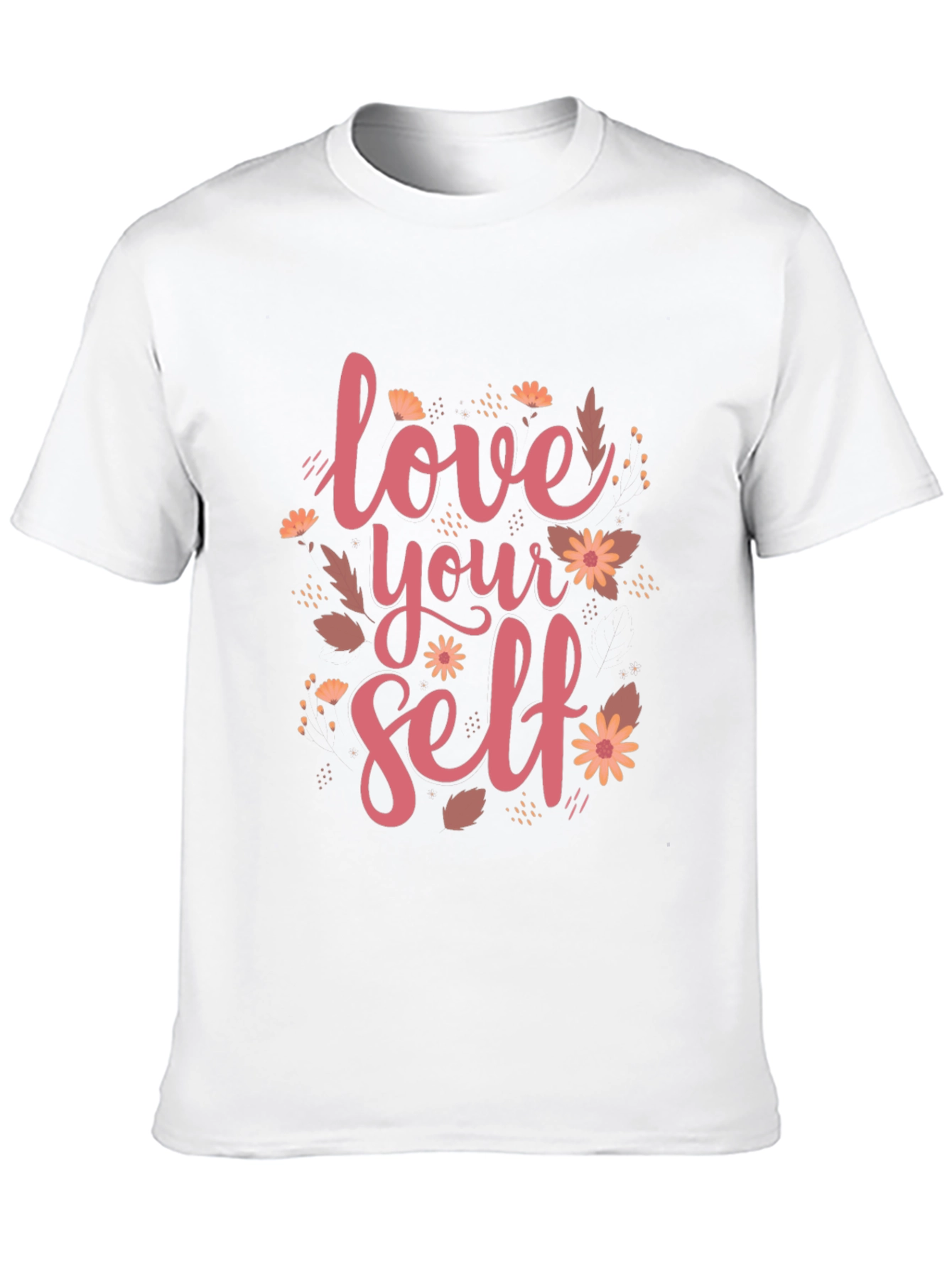 Love Yourself Graphic Tee - Black Cotton T-Shirt