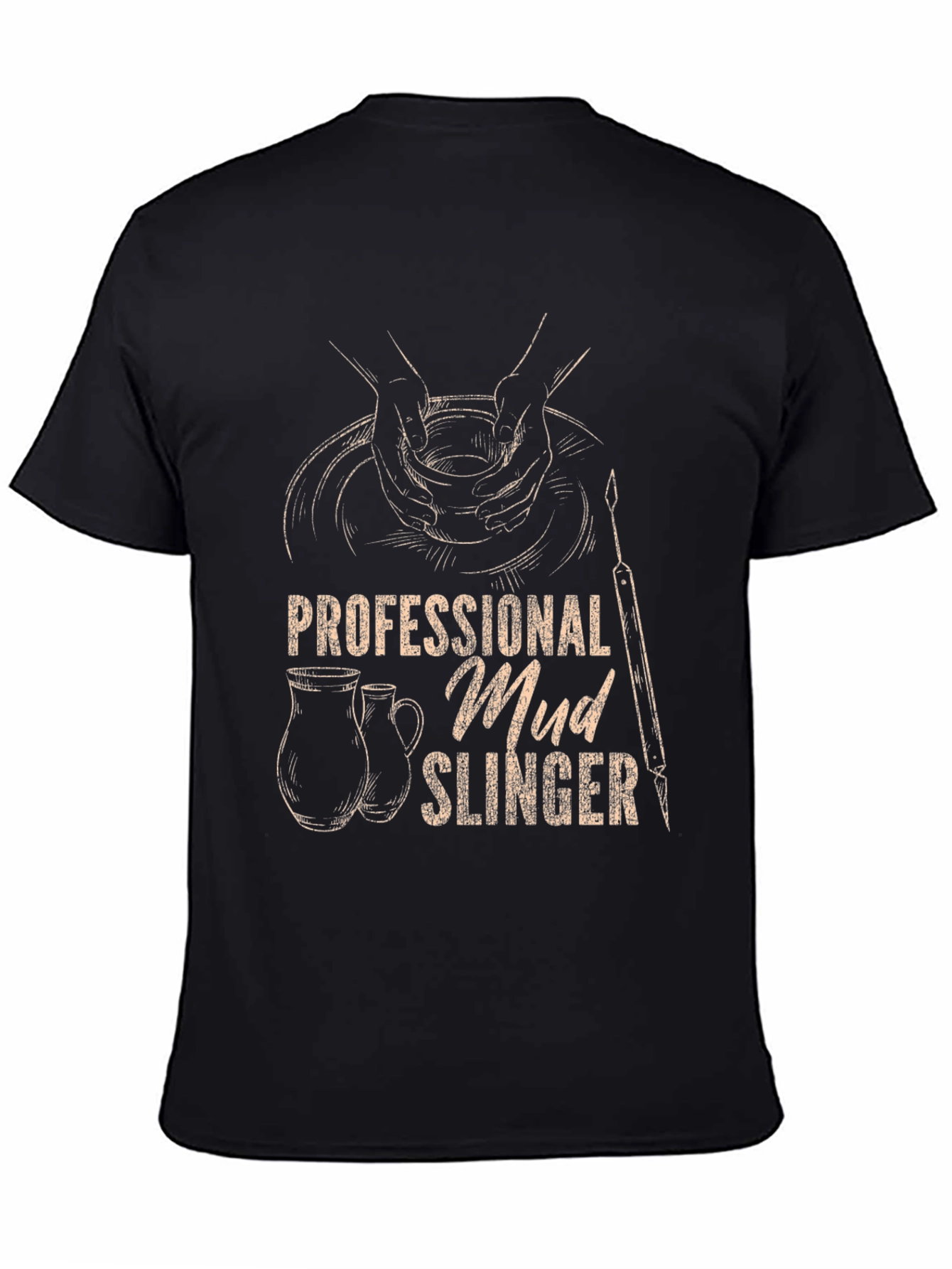 Professional Mud Slinger Tee - Pottery Lovers Shirt
