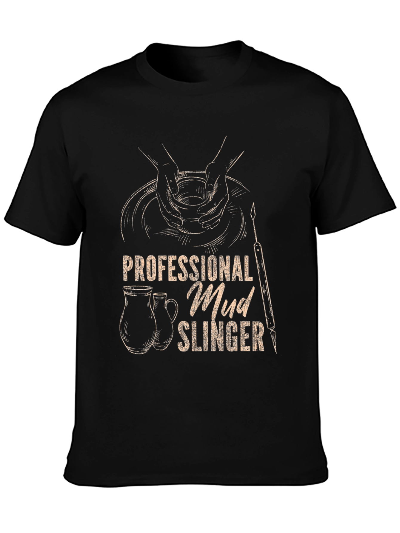 Professional Mud Slinger Tee - Pottery Lovers Shirt