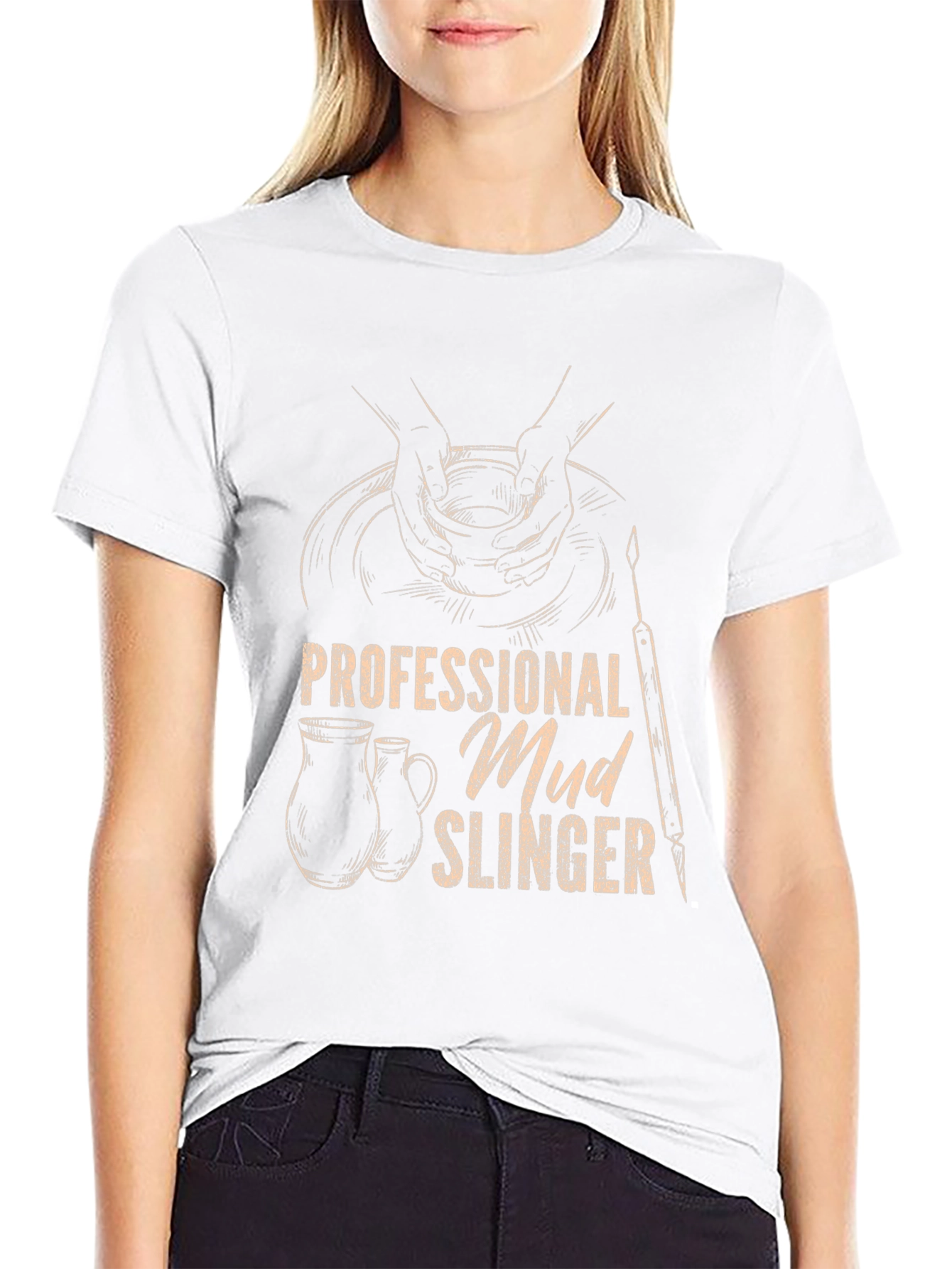 Professional Mud Slinger Tee - Pottery Lovers Shirt
