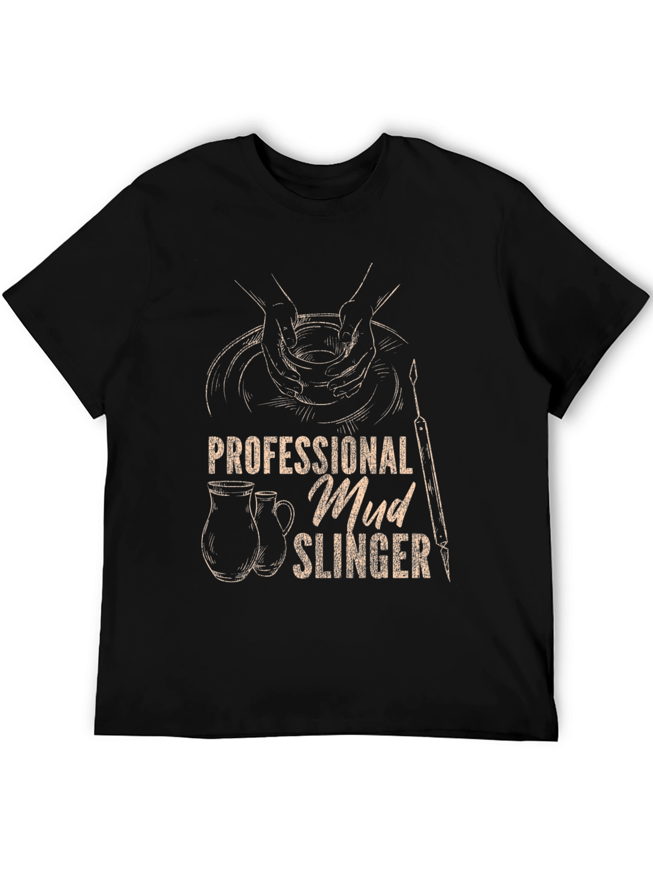 Professional Mud Slinger Tee - Pottery Lovers Shirt