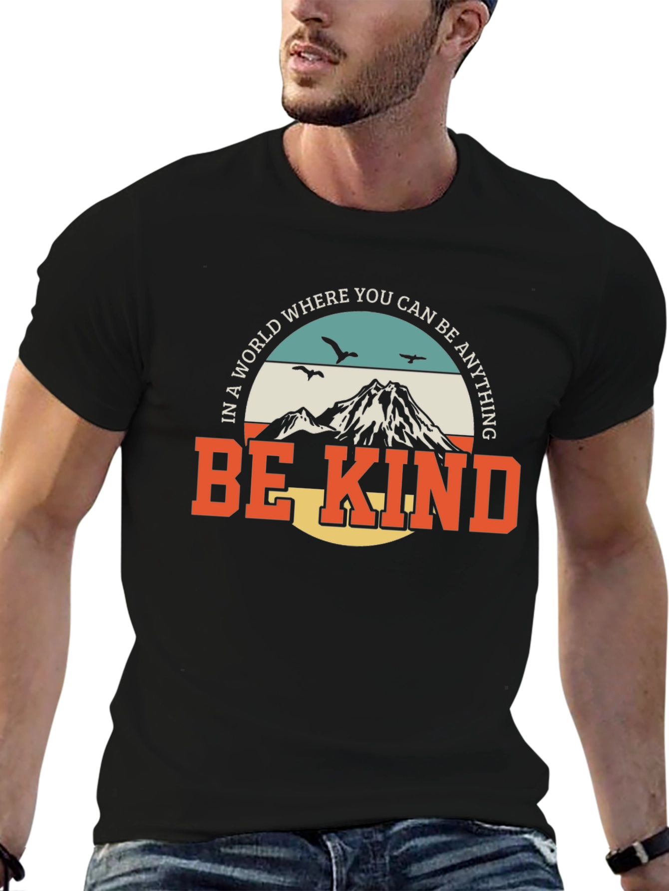Be Kind Graphic Tee - Motivational Design