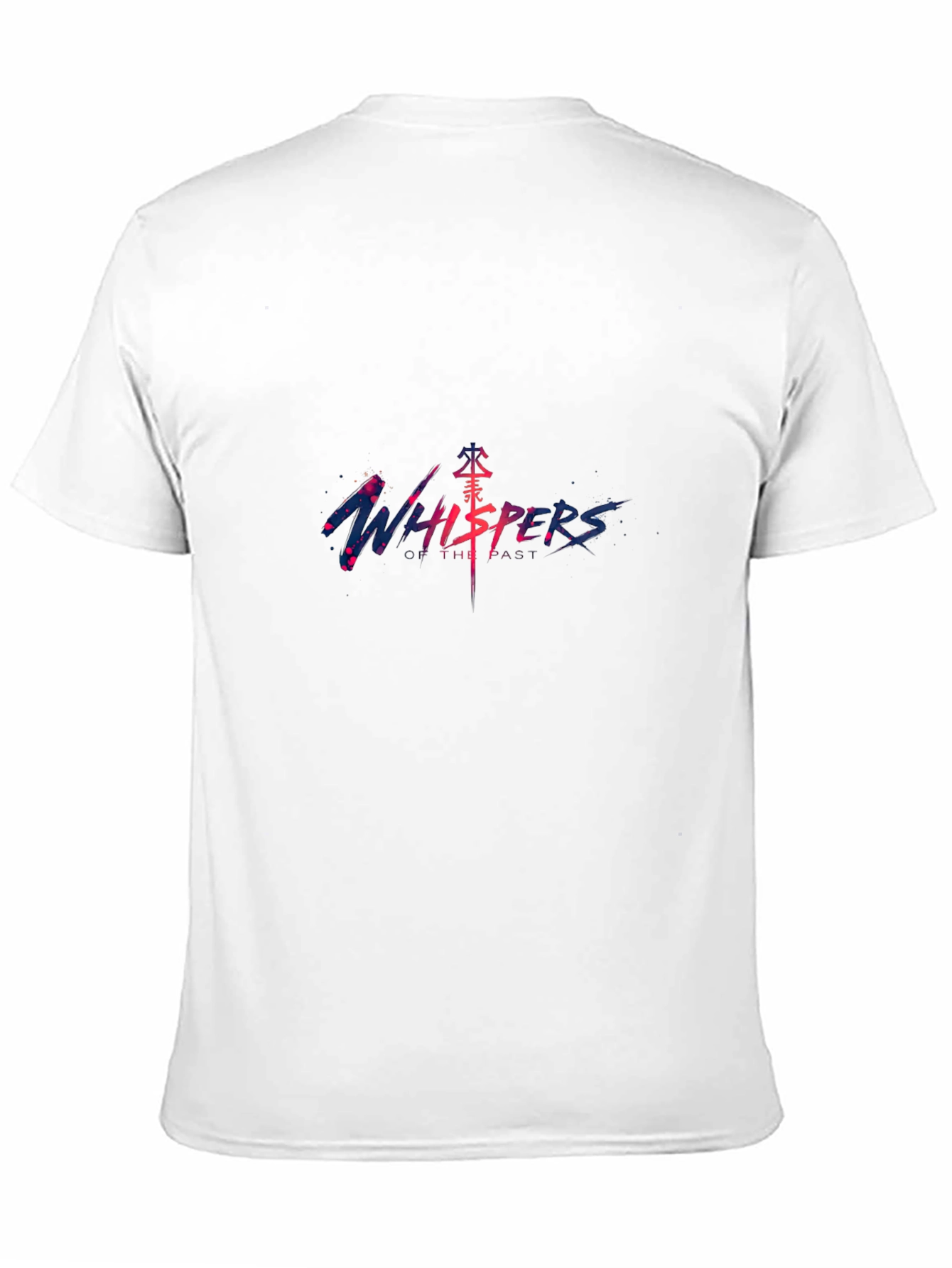Whispers Graphic Print Black T-Shirt