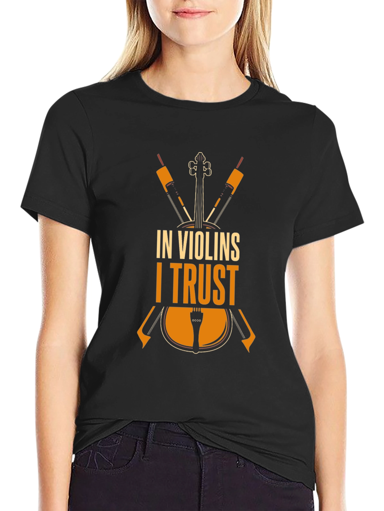 In Violins I Trust T-Shirt - Musicians Tee