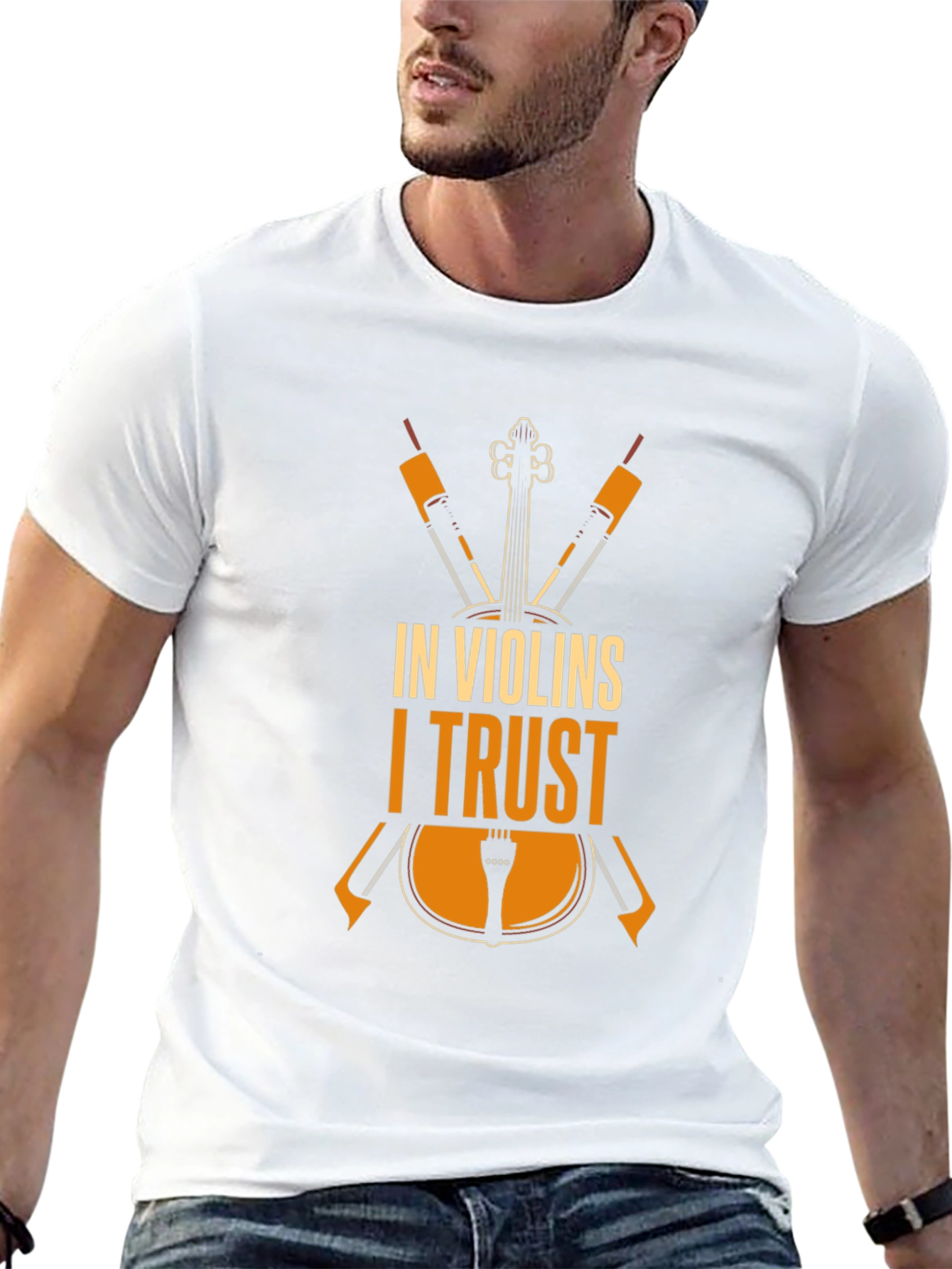 In Violins I Trust T-Shirt - Musicians Tee
