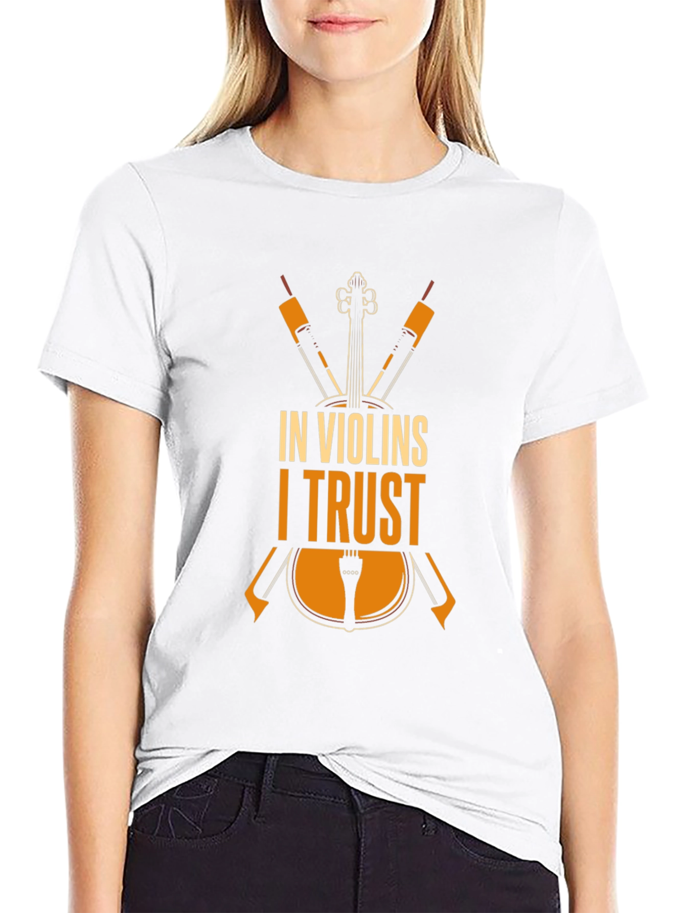 In Violins I Trust T-Shirt - Musicians Tee