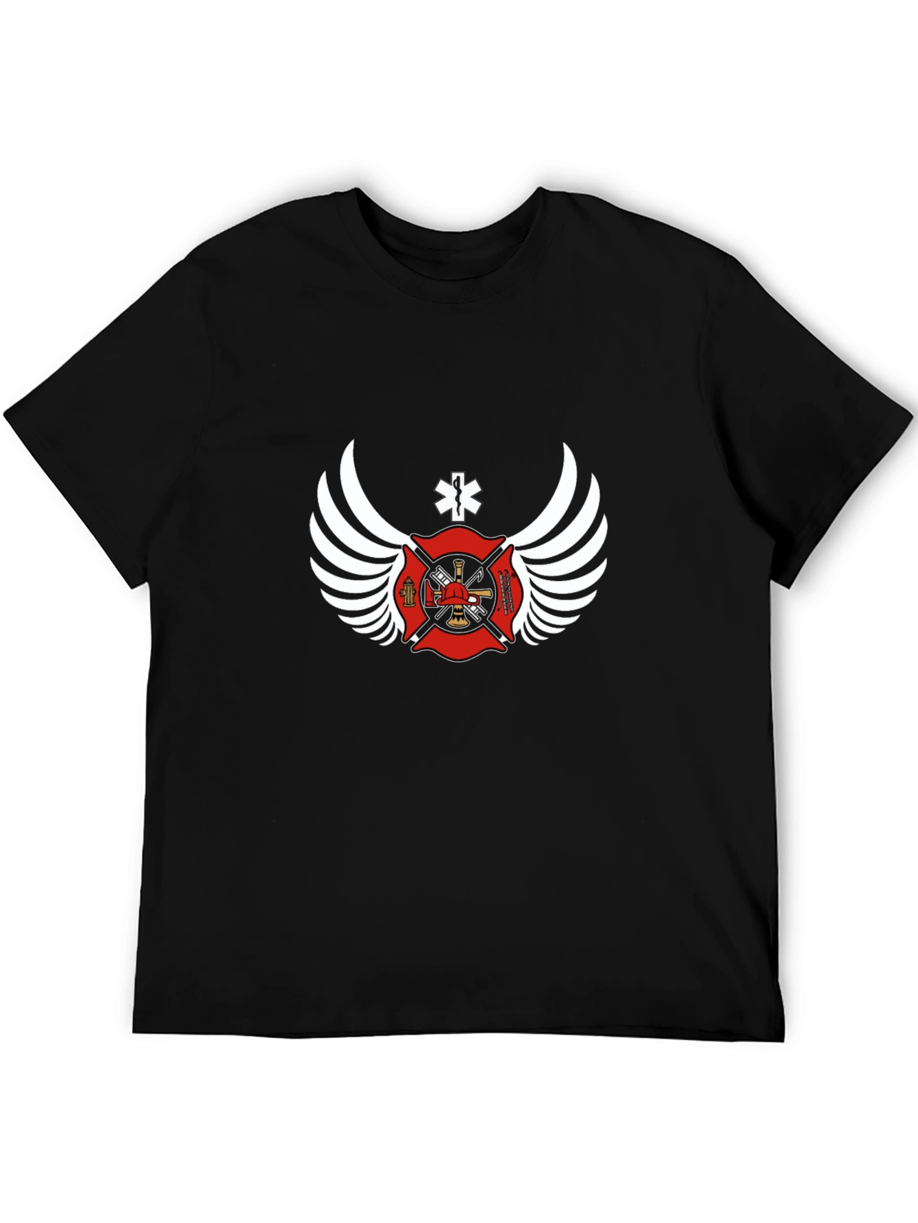 Firefighter Wings Graphic T-Shirt