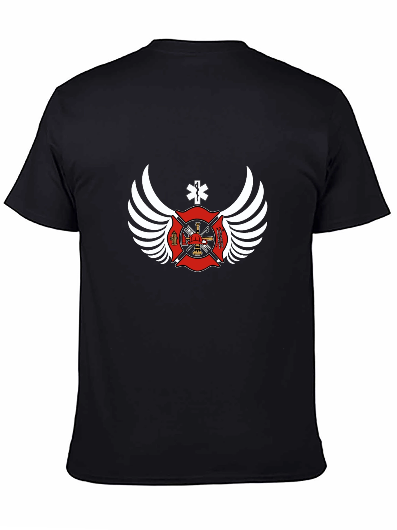 Firefighter Wings Graphic T-Shirt