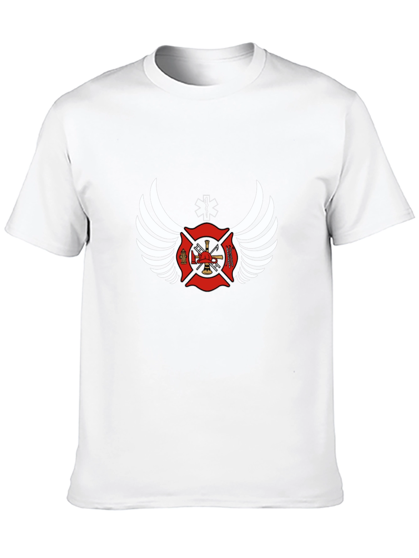 Firefighter Wings Graphic T-Shirt