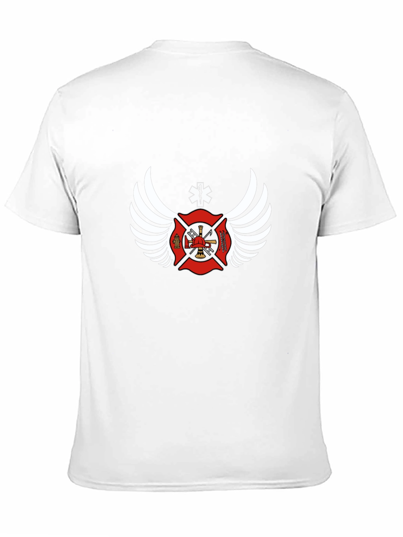 Firefighter Wings Graphic T-Shirt