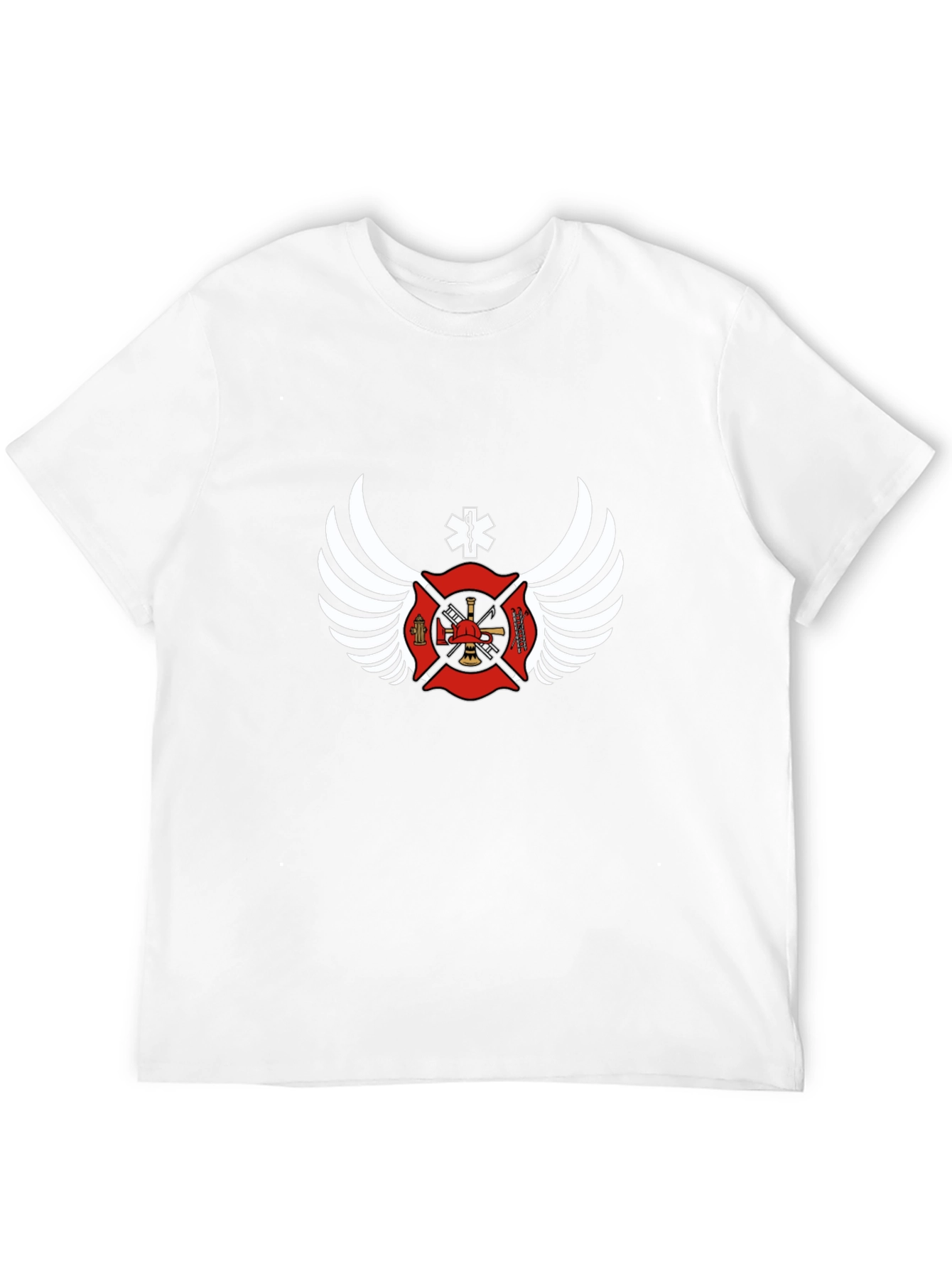 Firefighter Wings Graphic T-Shirt