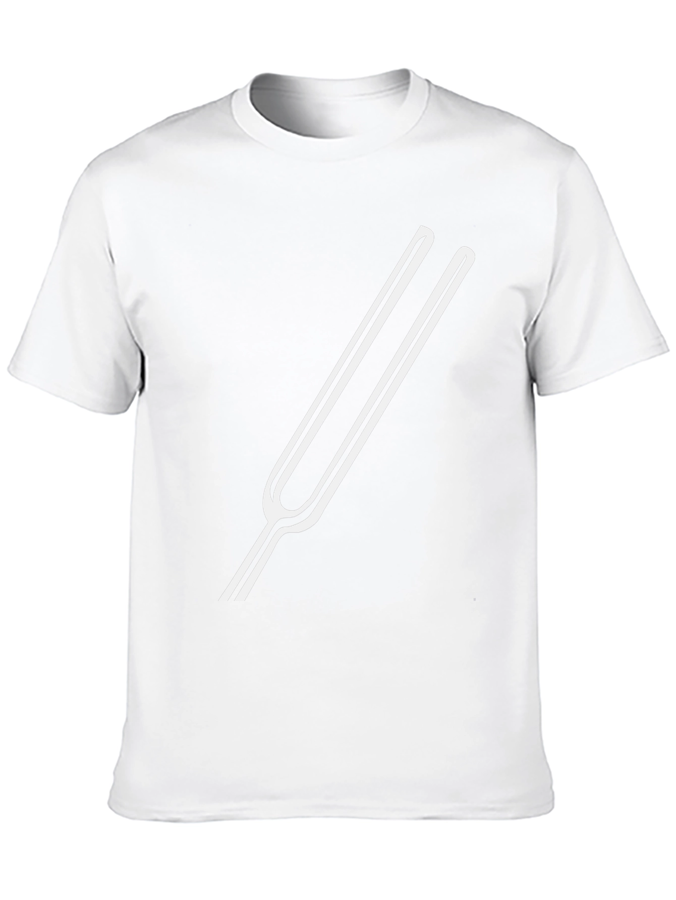 Tuning Fork Graphic Tee - Musical Black T-Shirt