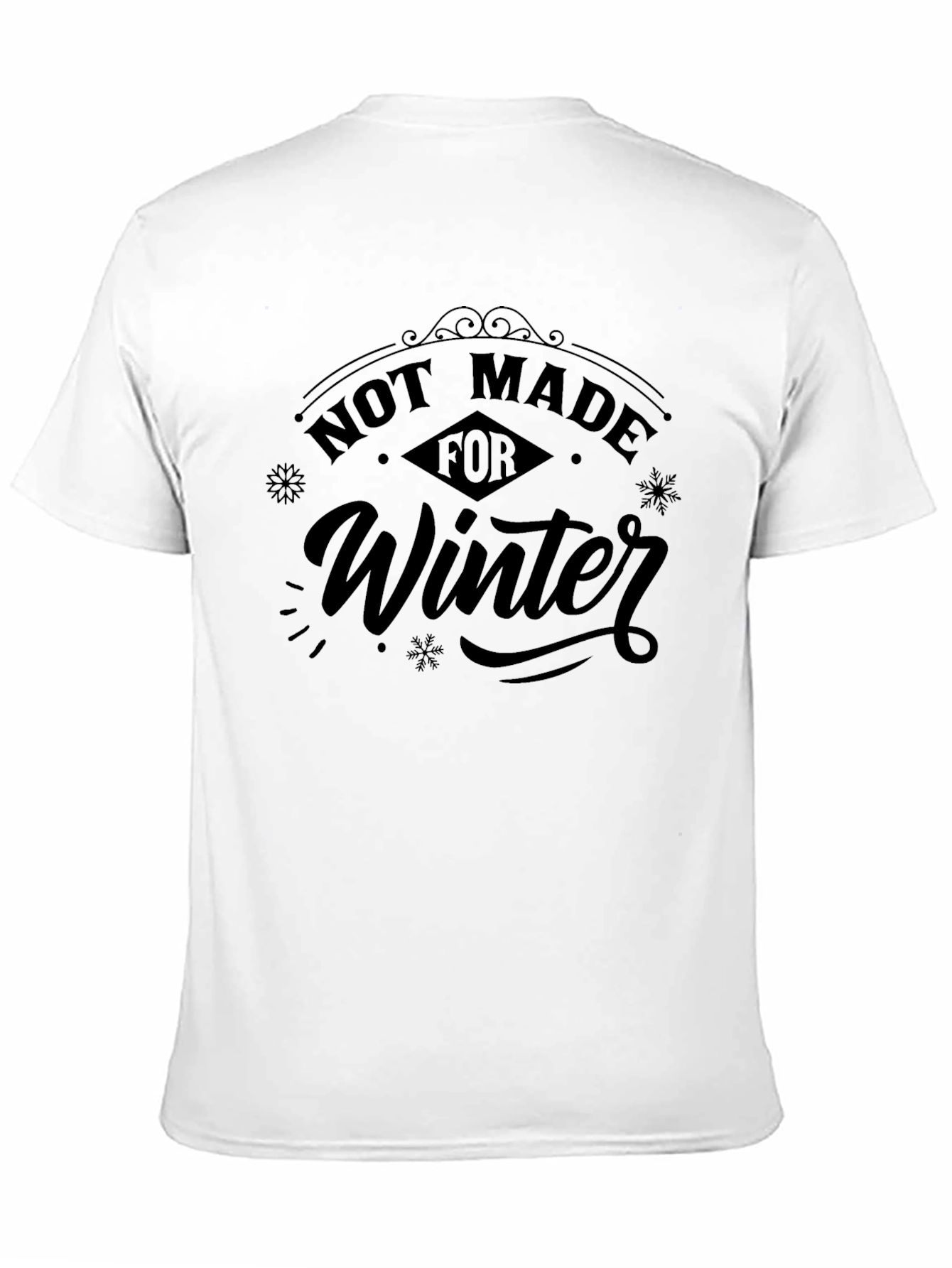 Not Made For Winter Graphic Tee - Black