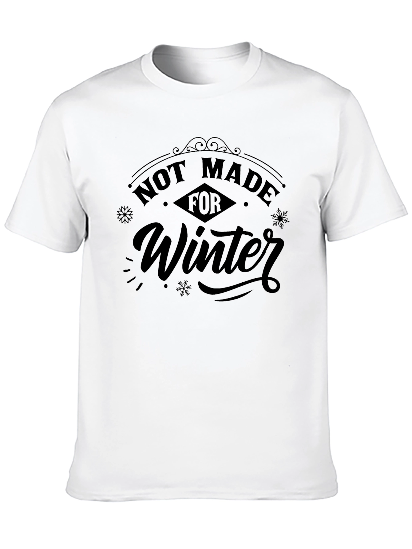Not Made For Winter Graphic Tee - Black