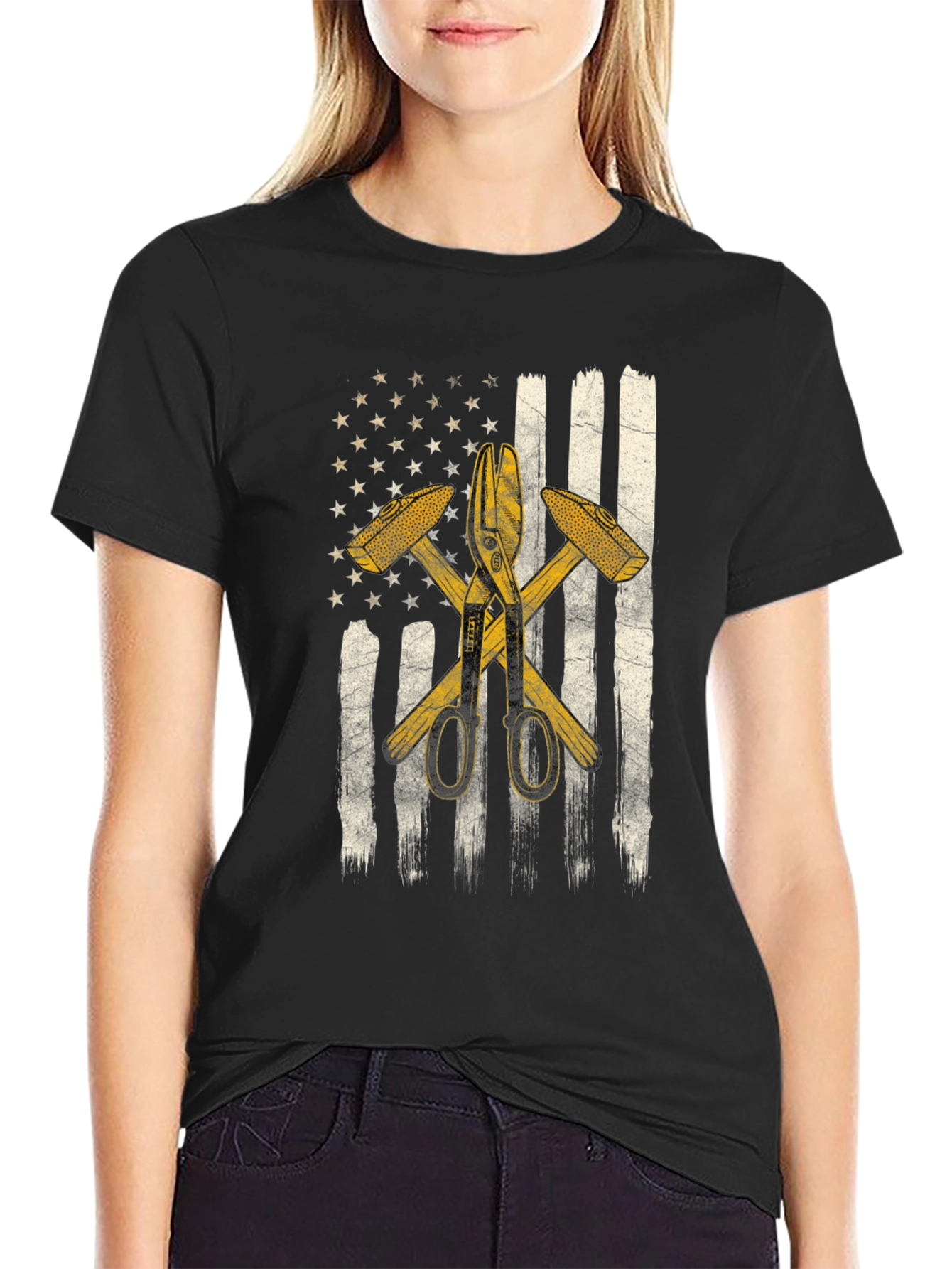 American Flag Blacksmith T-Shirt