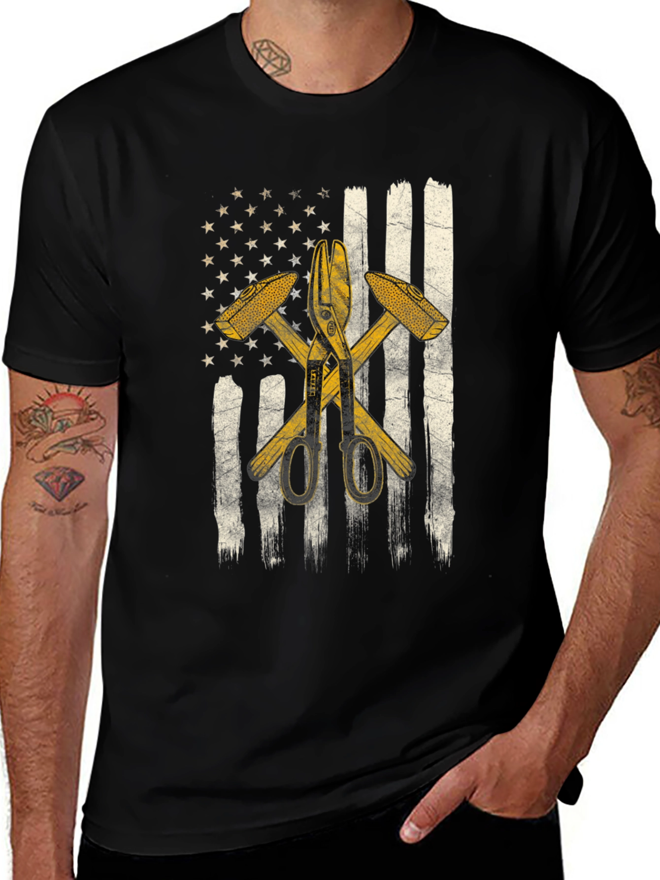 American Flag Blacksmith T-Shirt