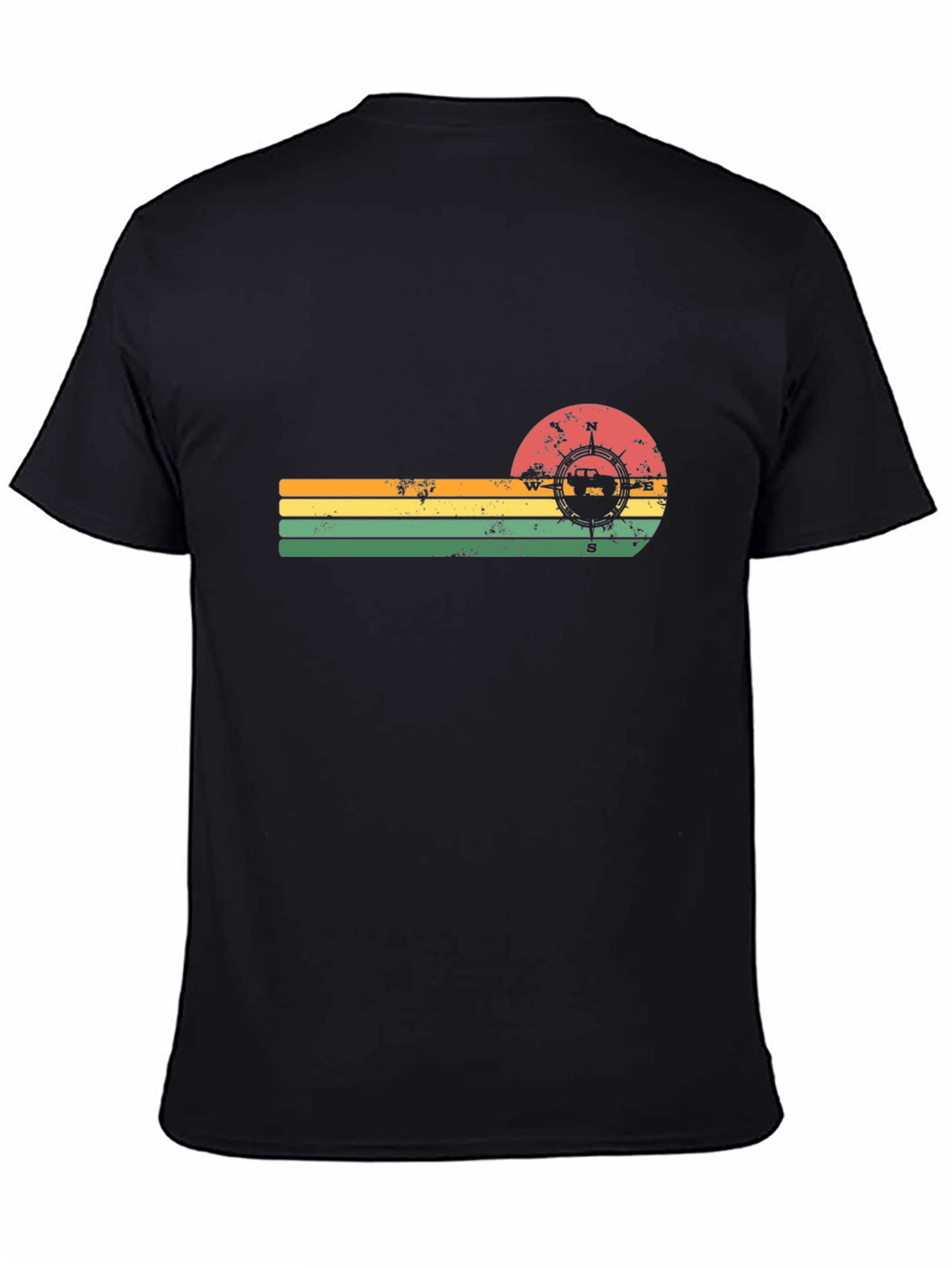 Retro Compass Jeep T-Shirt