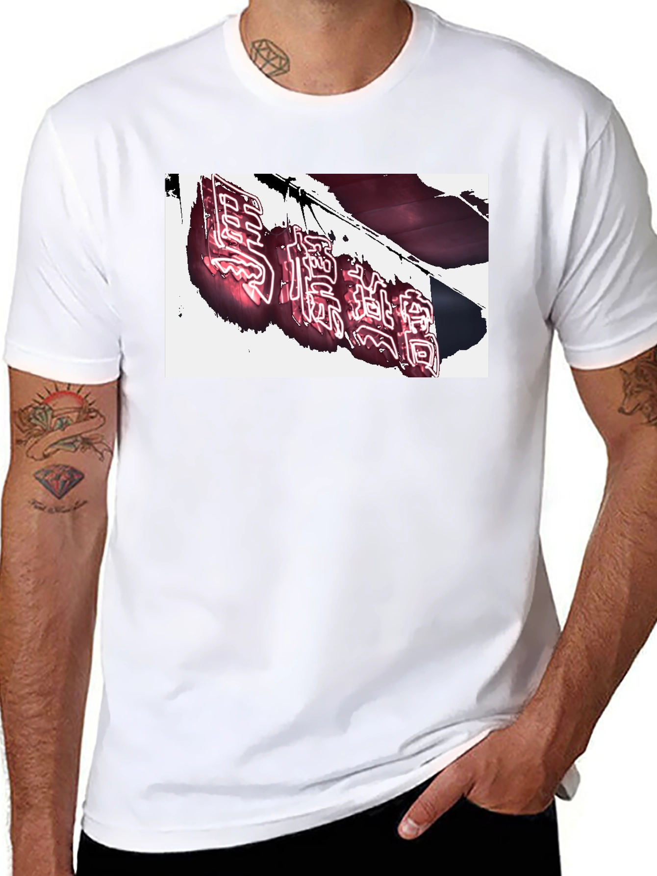 Neon Sign T-Shirt - Urban Style