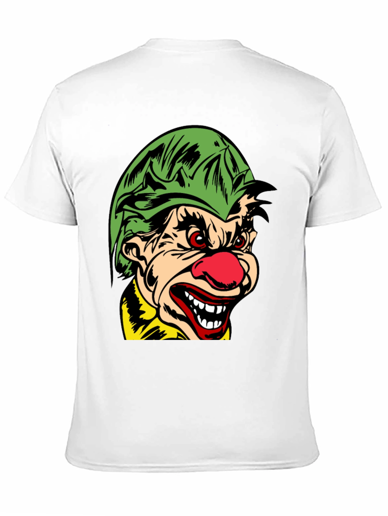 Creepy Clown Graphic T-Shirt - Black Cotton Tee