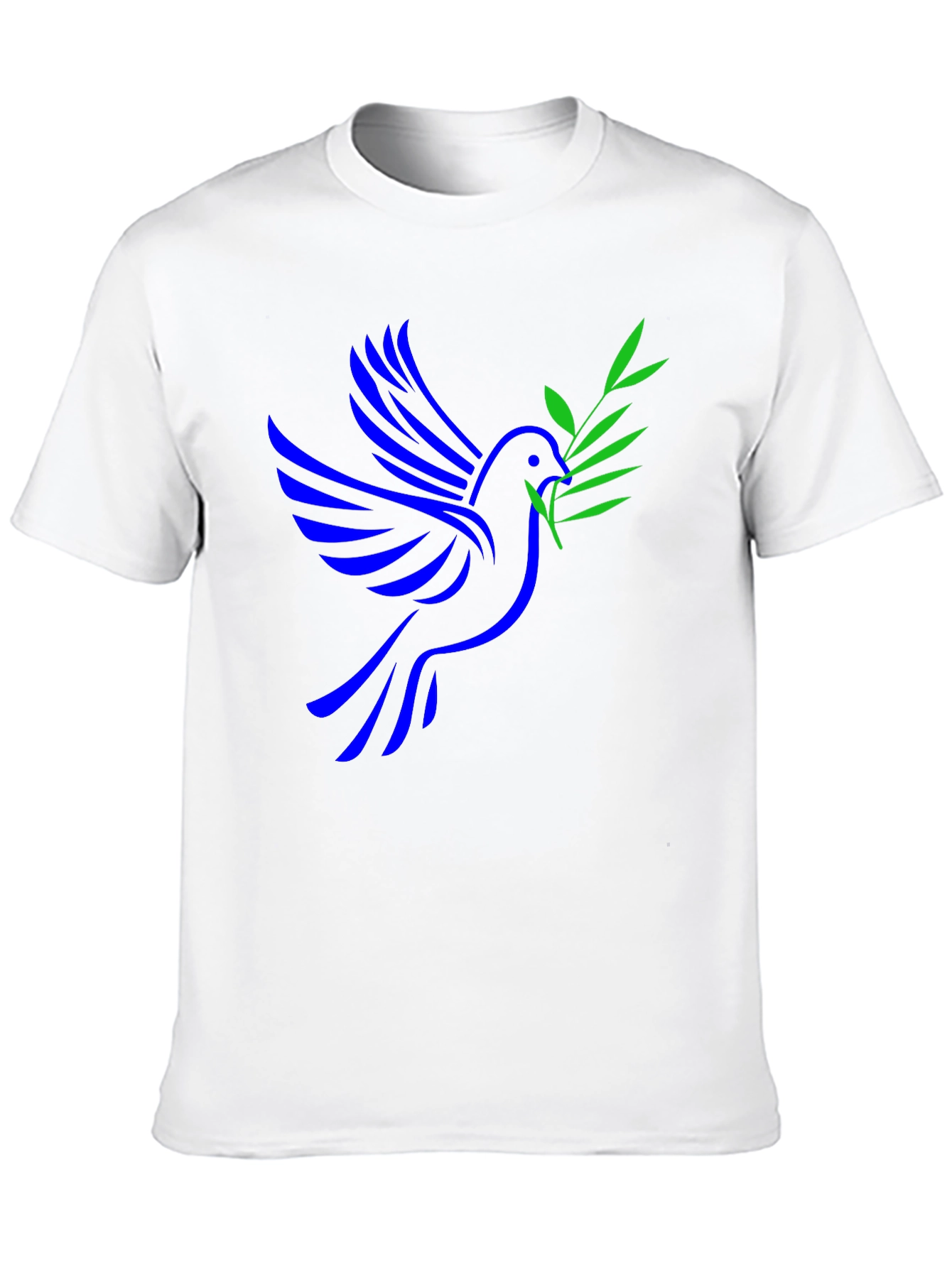 Peace Dove Graphic Black T-Shirt