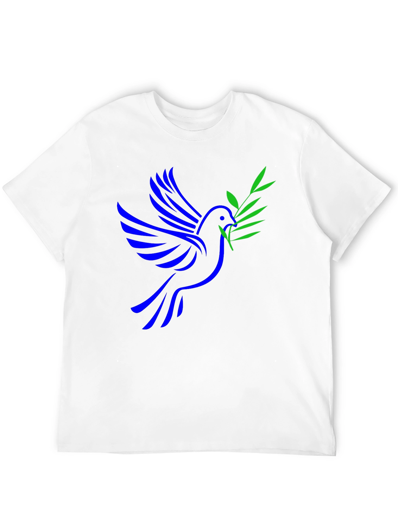 Peace Dove Graphic Black T-Shirt
