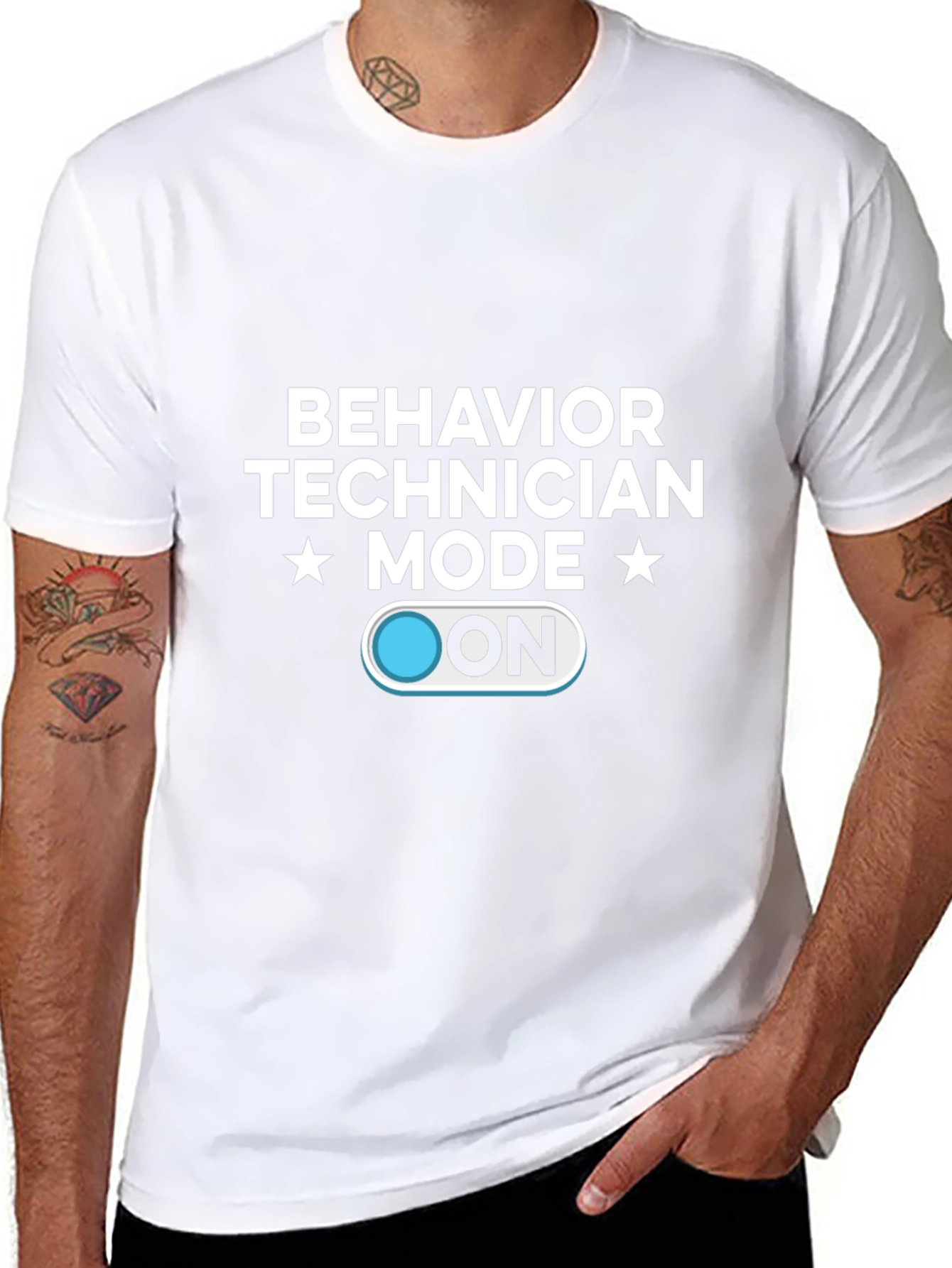 Behavior Technician Mode ON Black T-Shirt