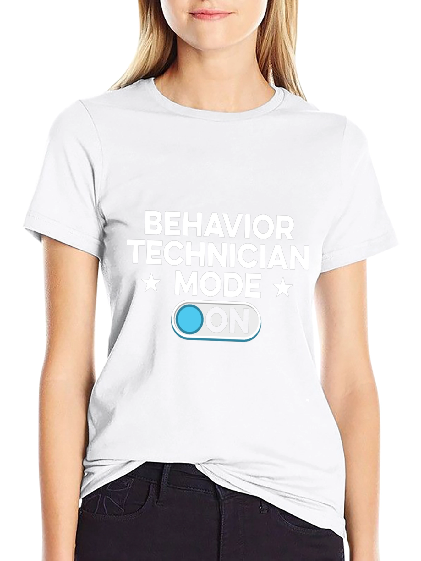 Behavior Technician Mode ON Black T-Shirt