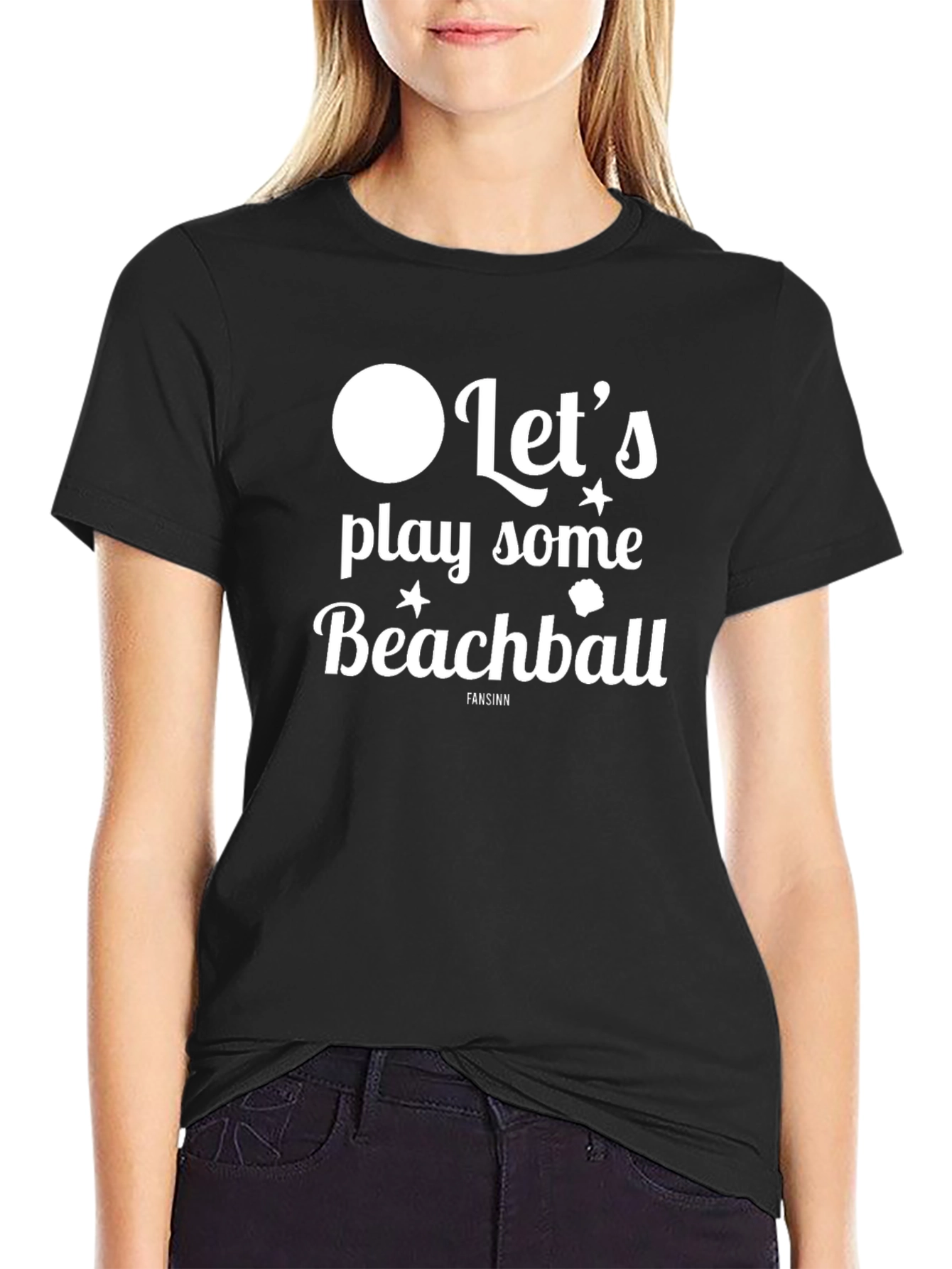 Lets Play Beachball T-Shirt - Fun Graphic Tee