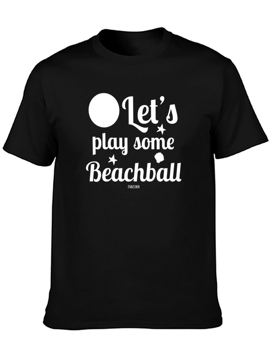 Lets Play Beachball T-Shirt - Fun Graphic Tee