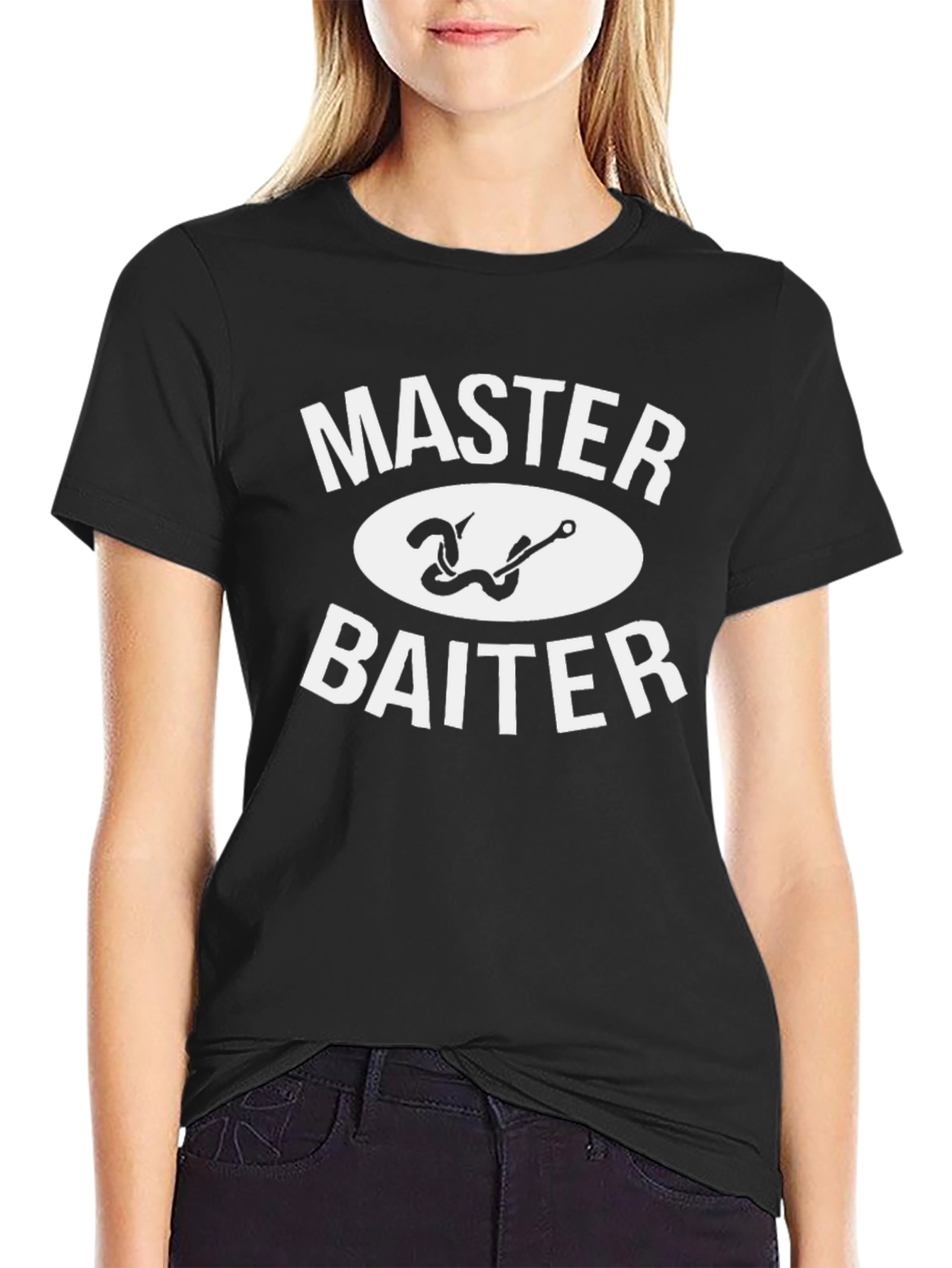 Master Baiter Fishing Humor Graphic T-Shirt