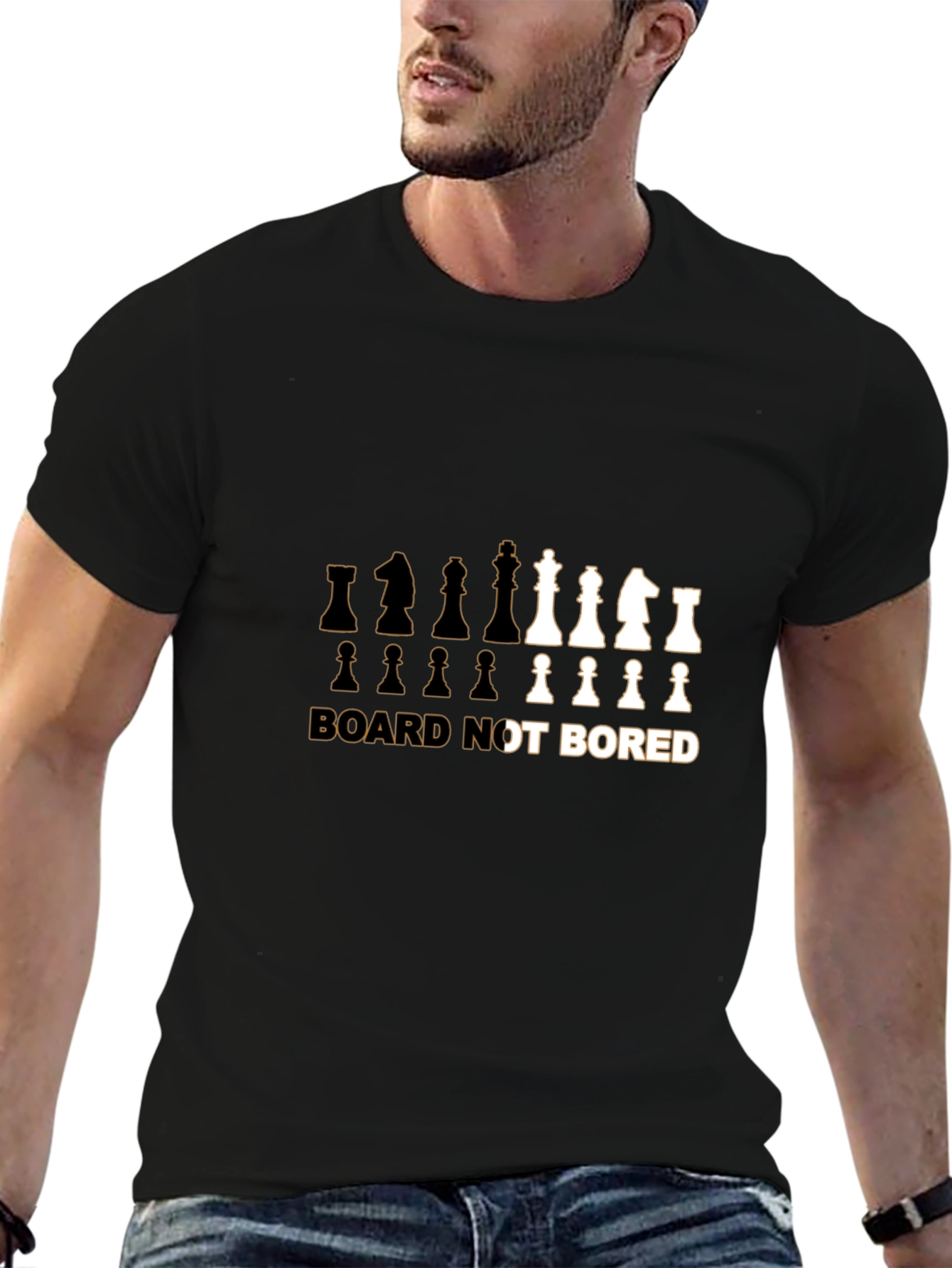 Chess Lover T-Shirt - Board Not Bored