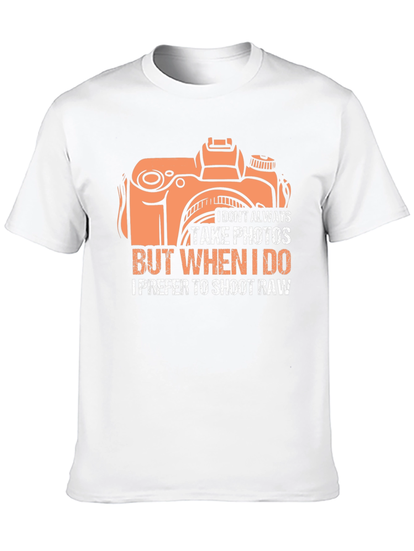 Funny Photographer T-Shirt - I Prefer to Shoot Raw
