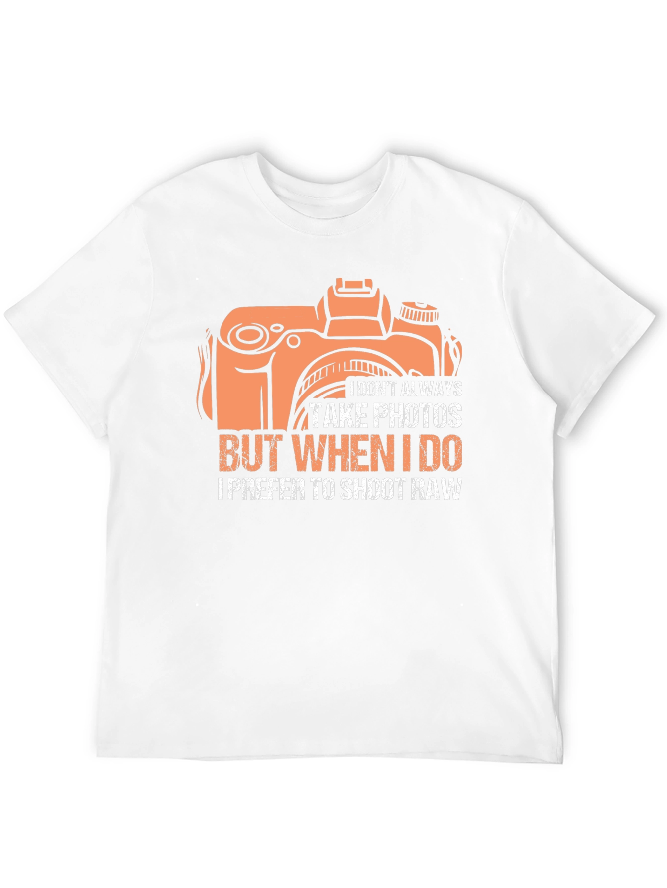 Funny Photographer T-Shirt - I Prefer to Shoot Raw