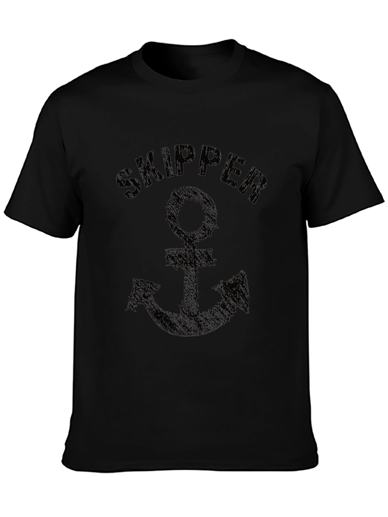Skipper Anchor Graphic Tee - Classic Nautical Style