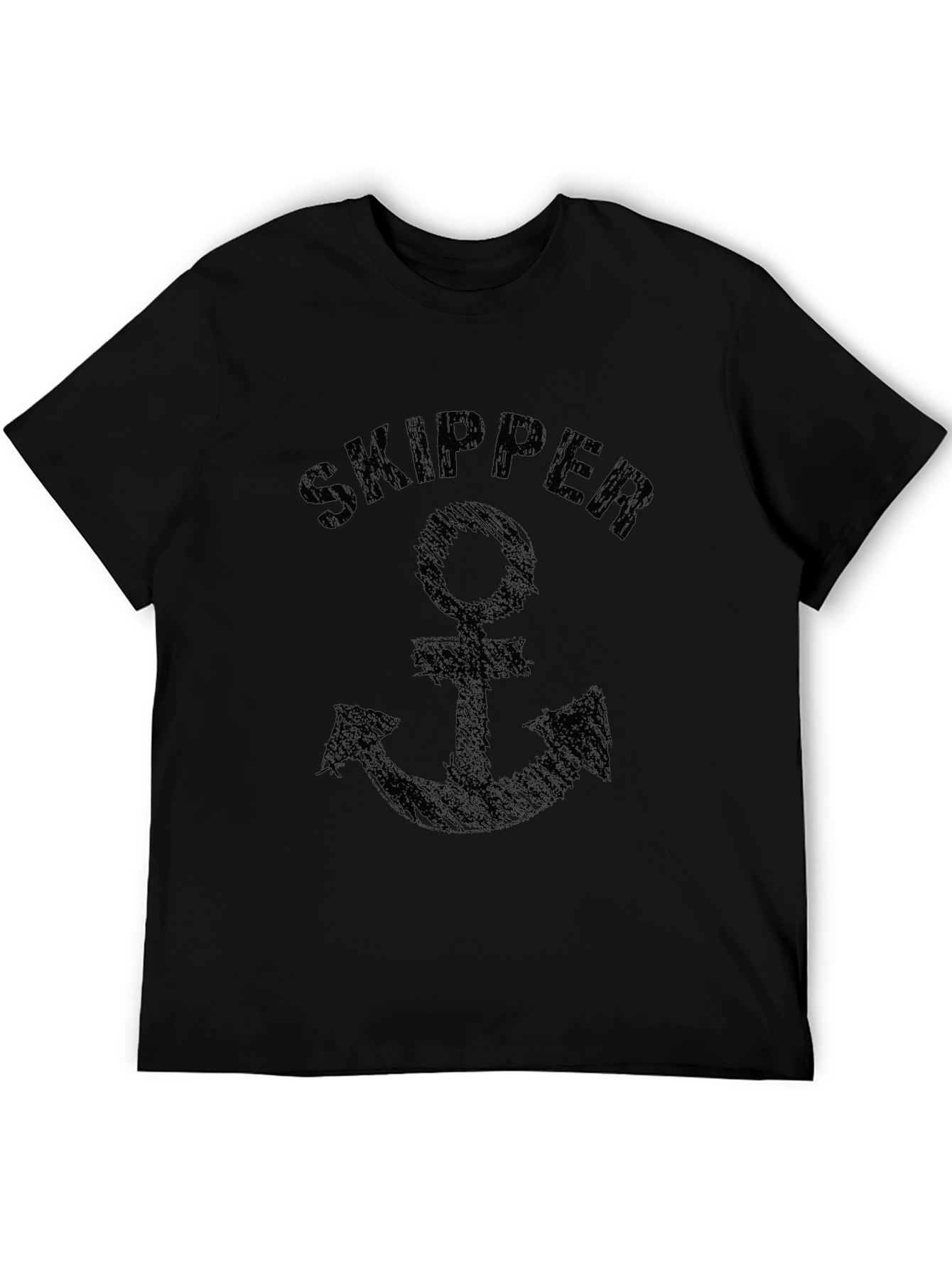 Skipper Anchor Graphic Tee - Classic Nautical Style