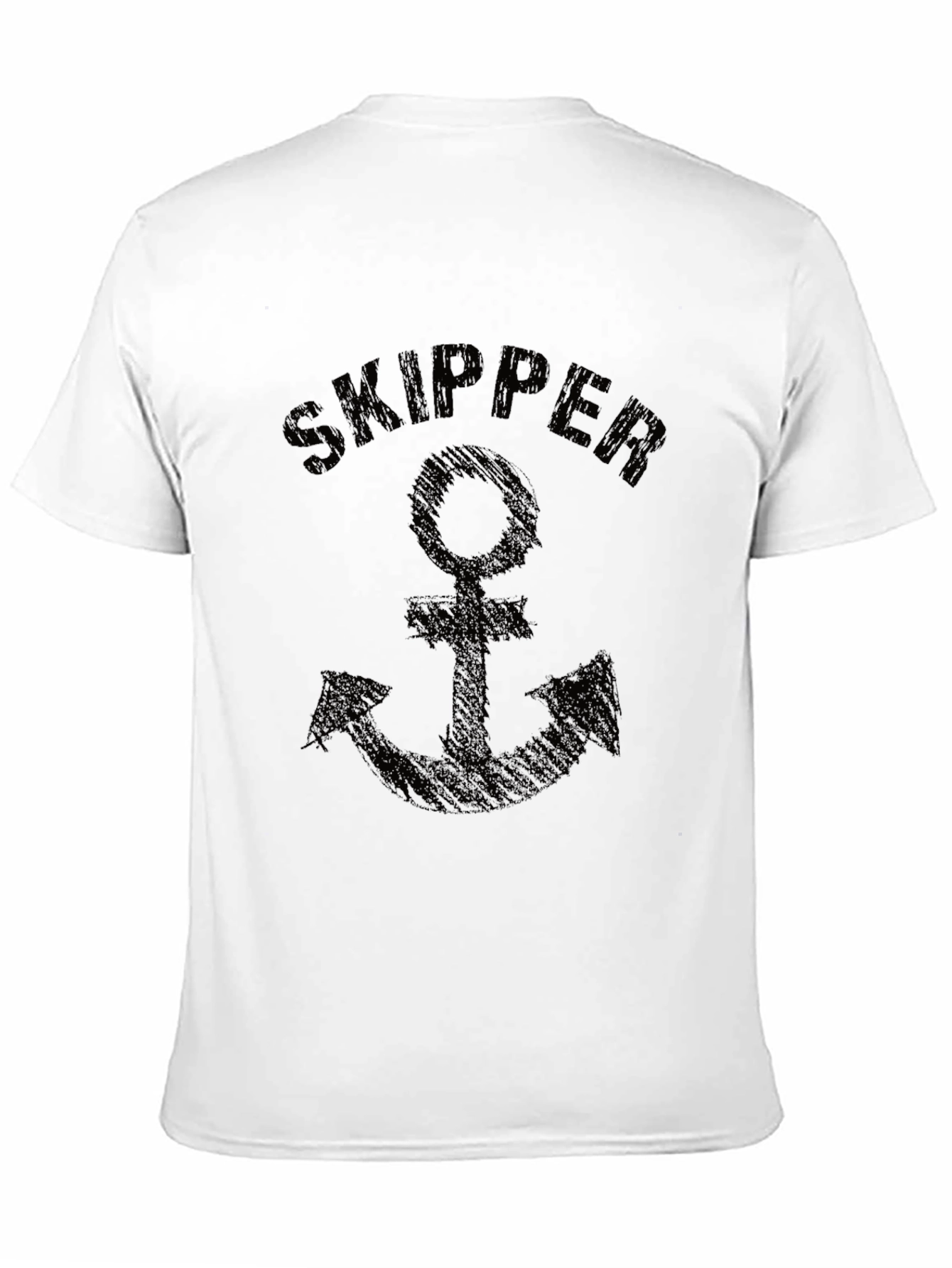 Skipper Anchor Graphic Tee - Classic Nautical Style