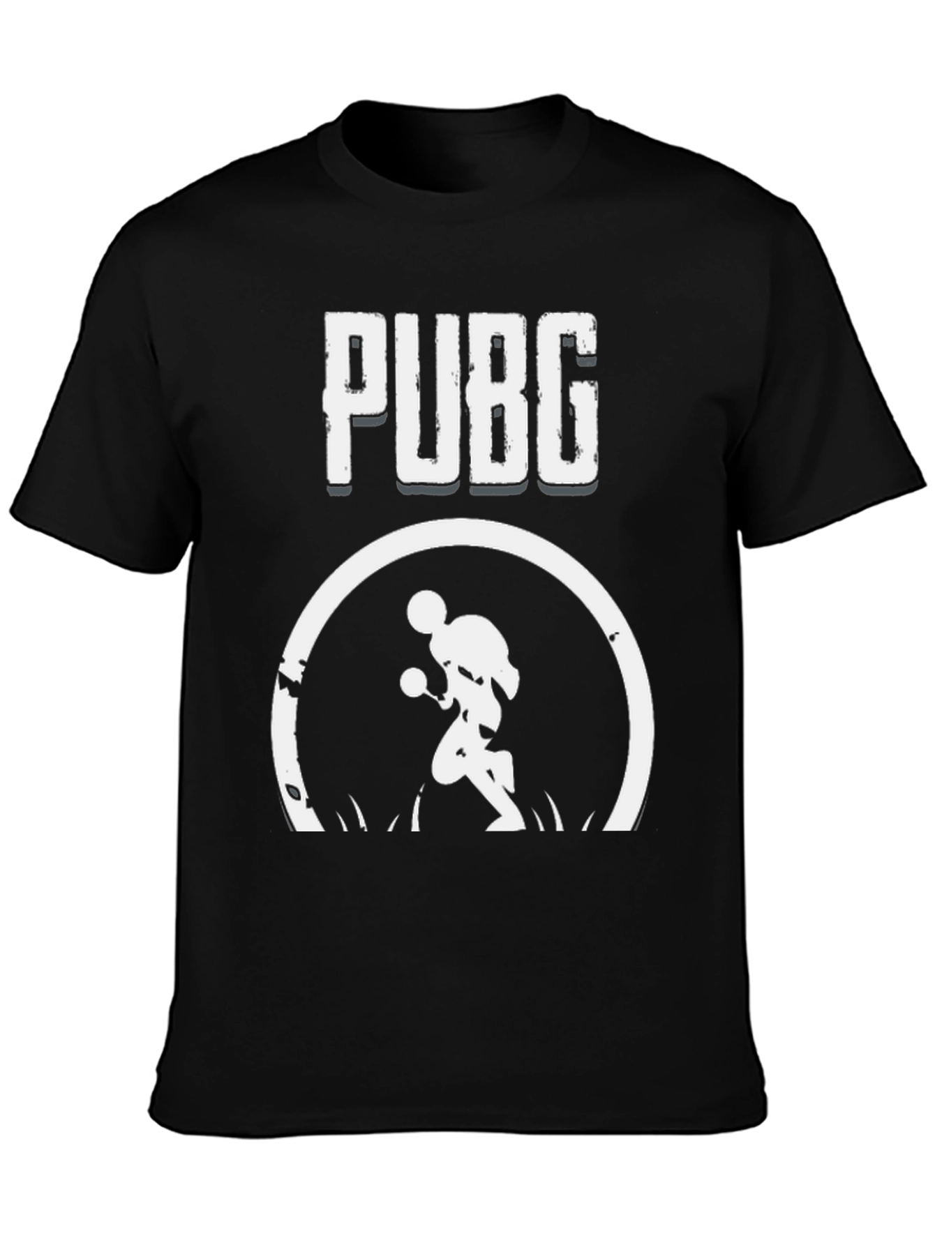 PUBG Player Black Graphic Tee
