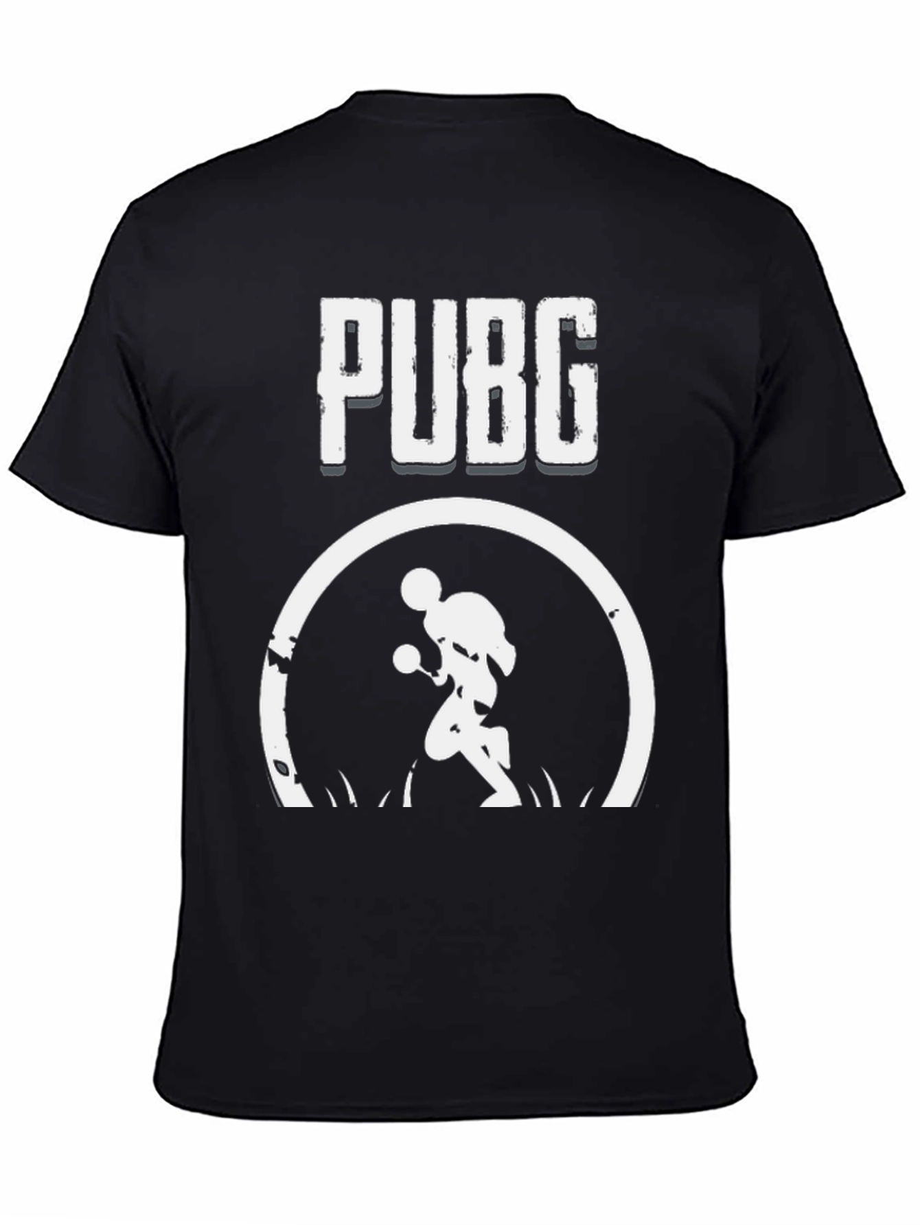 PUBG Player Black Graphic Tee